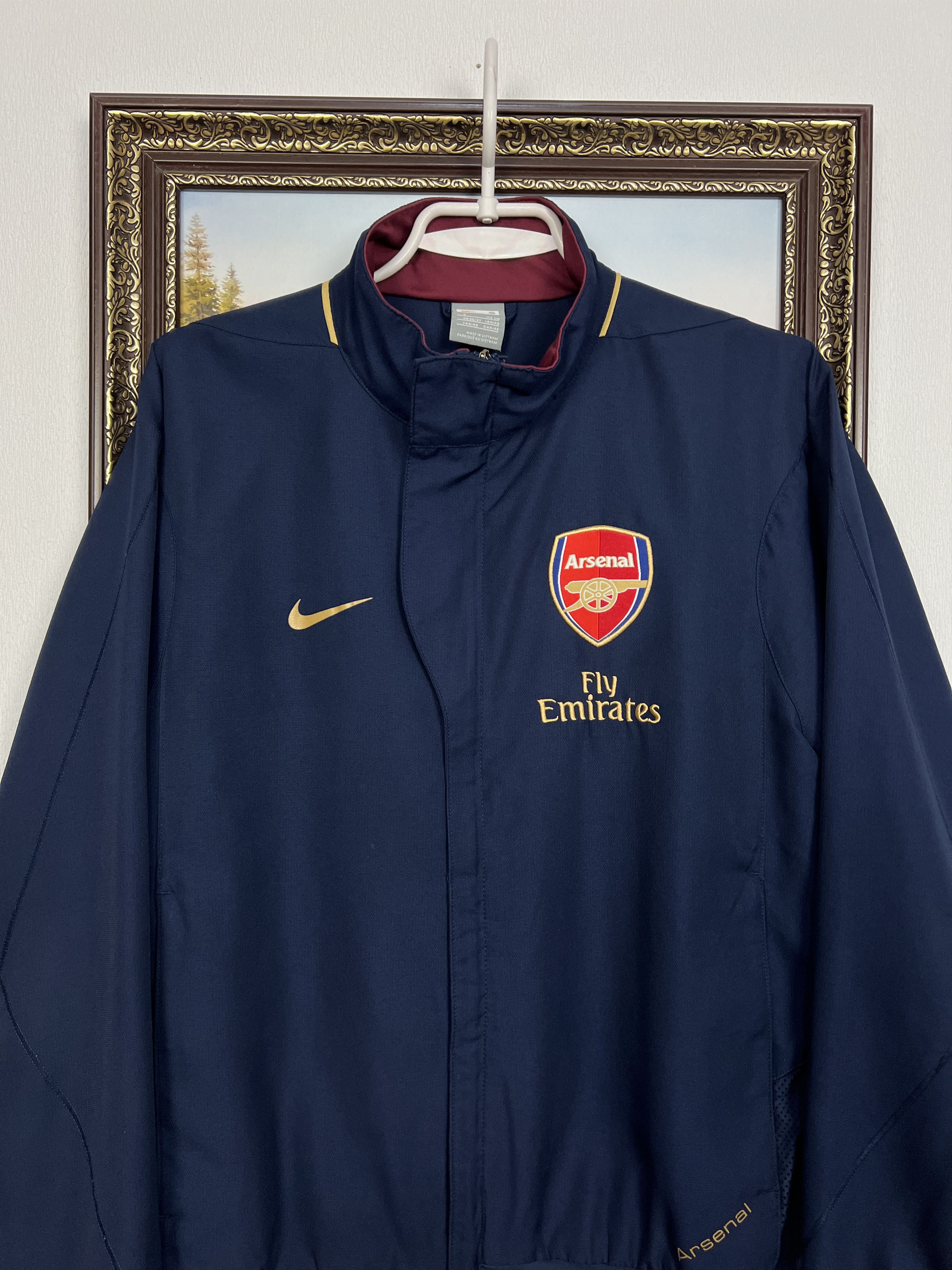 Nike Vintage Arsenal Football Jacket Soccer Track Top Gunners Size US S / EU 44-46 / 1 - 2 Thumbnail