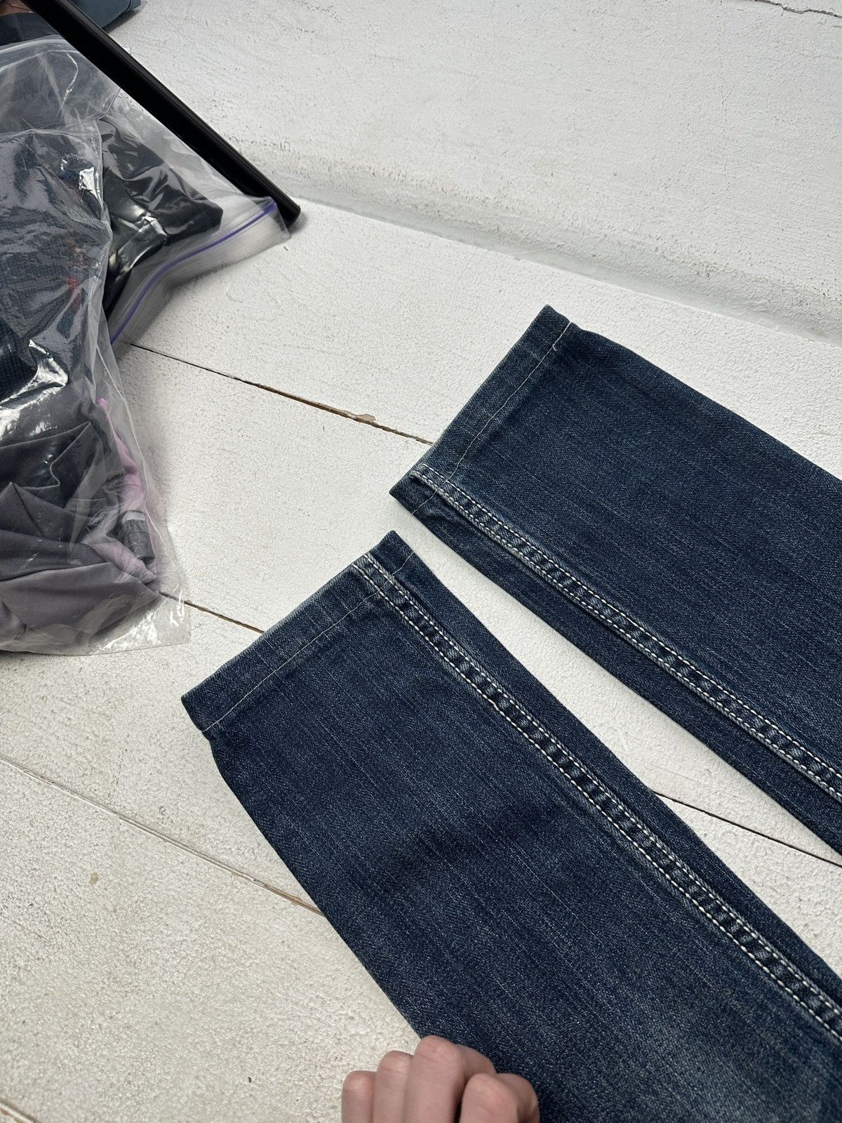 Christian Audigier 🚨 OPIUM ED HARDY CHRISTIAN AUDIGER C BAR A CA BIG LOGO JEANS Size 25" / US 0 / IT 36 - 9 Thumbnail