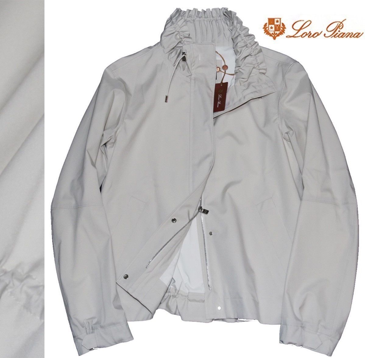 Loro Piana $2,770◆Loro Piana◆GREEN STORM SYSTEM◇Tech jacket◇Off-wihite Size XS / US 0-2 / IT 36-38 - 1 Thumbnail