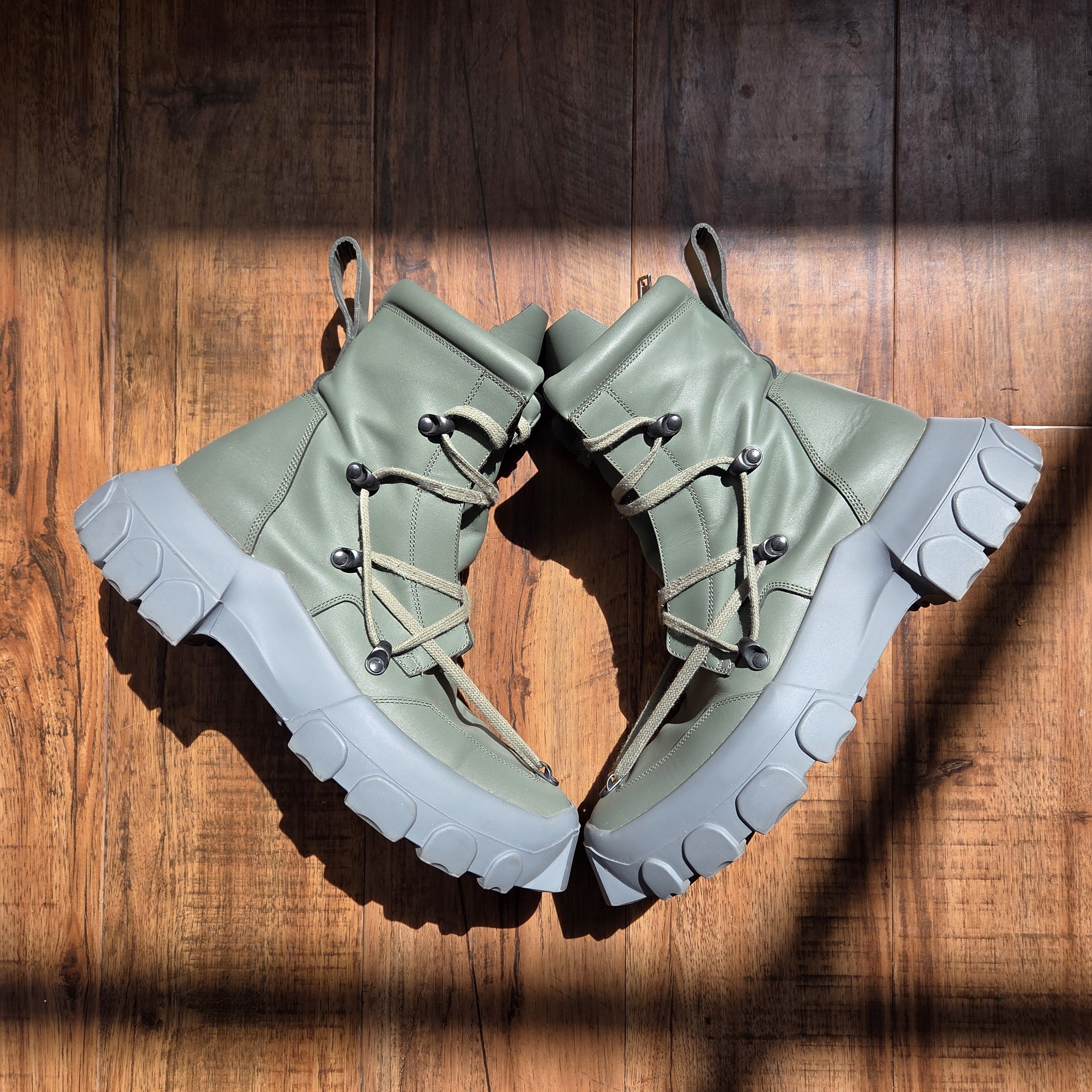 Rick Owens FW21 Gethsemane Hiking Boots | Grailed