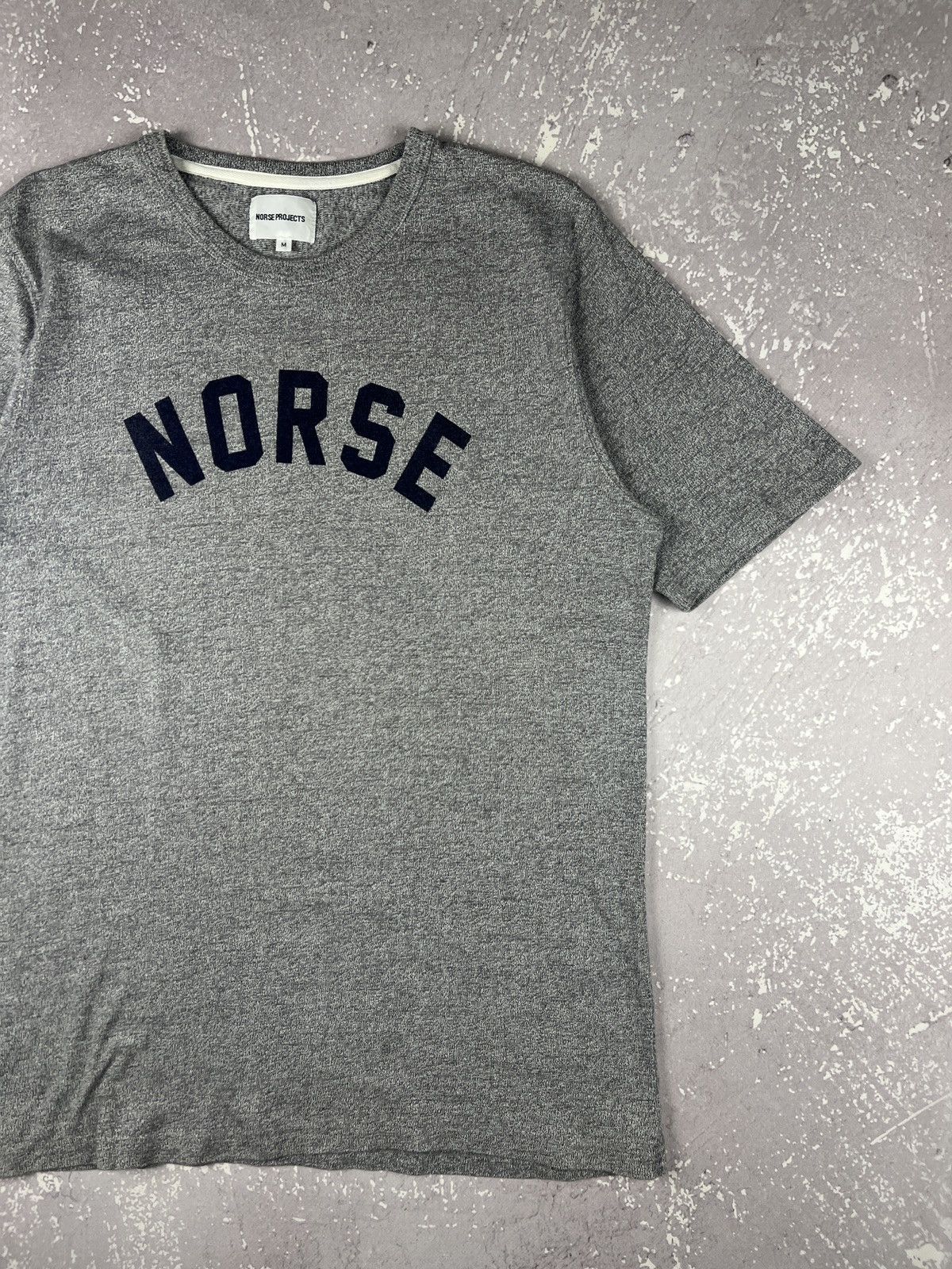 Norse Projects Norse Projects James Athletic Logo SS T Shirt Mens M Gray Size US M / EU 48-50 / 2 - 2 Thumbnail