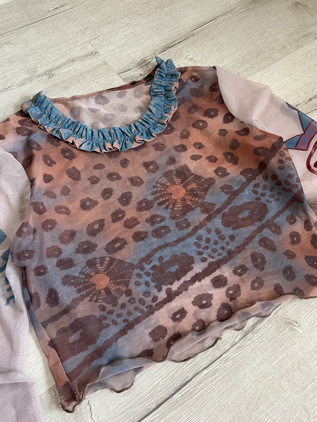 Hysteric Glamour Rare Vintage Mesh Top Leopard Jean Paul Gaultier Style Y2k Size S / US 4 / IT 40 - 4 Thumbnail