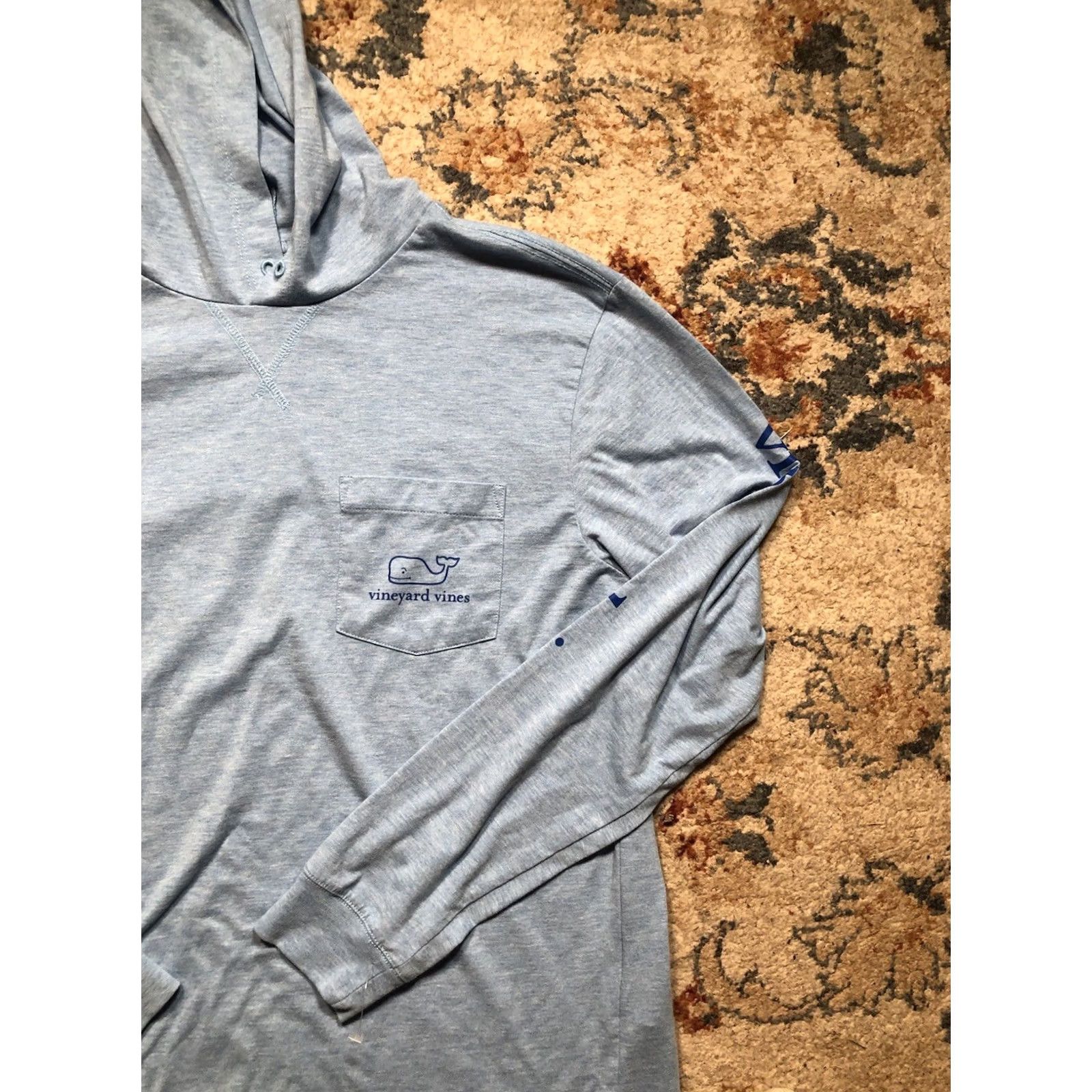 Vineyard Vines Vineyard Vines Whale Logo Classic Hoodie Long Sleeve Tee Shirt Small Men’s Green Shirt Size US S / EU 44-46 / 1 - 4 Thumbnail
