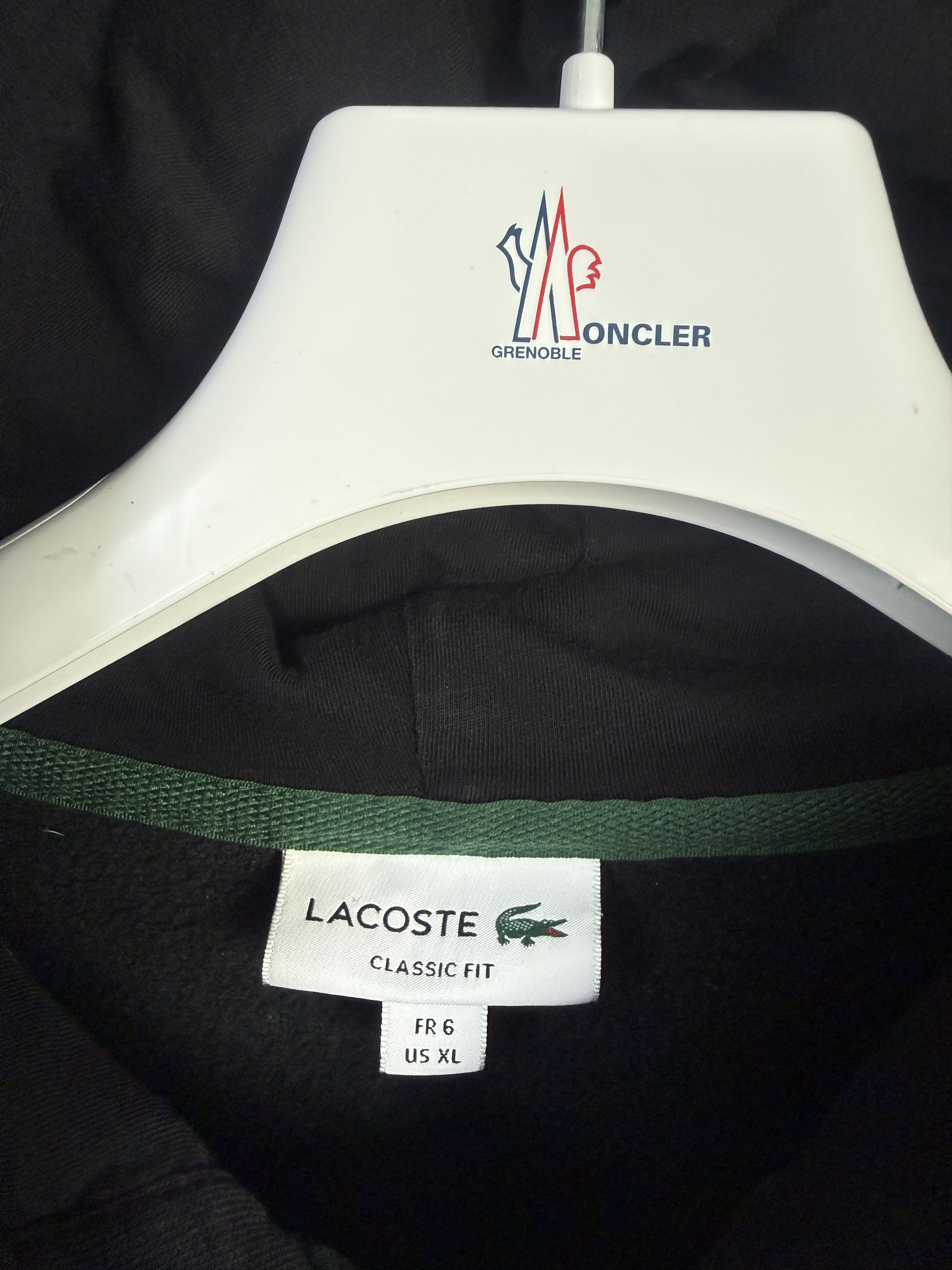 Lacoste Lacoste small logo zip-up hoodie casual Size US XL / EU 56 / 4 - 3 Thumbnail