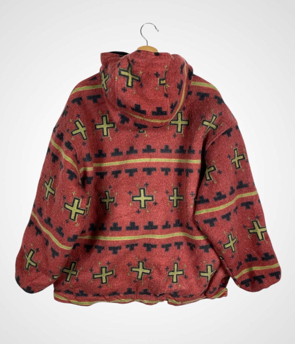 Vintage A11 Rare - Vintage Seppe Hoodie Anorak Wool Jacket Size US XL / EU 56 / 4 - 2 Thumbnail