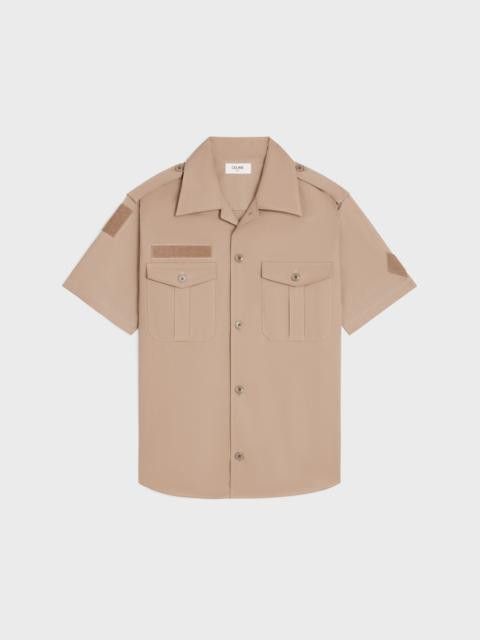 Celine o1bcso1str0225 2C881219I Velcro Cotton Shirt in Beige Size US S / EU 44-46 / 1 - 1 Preview