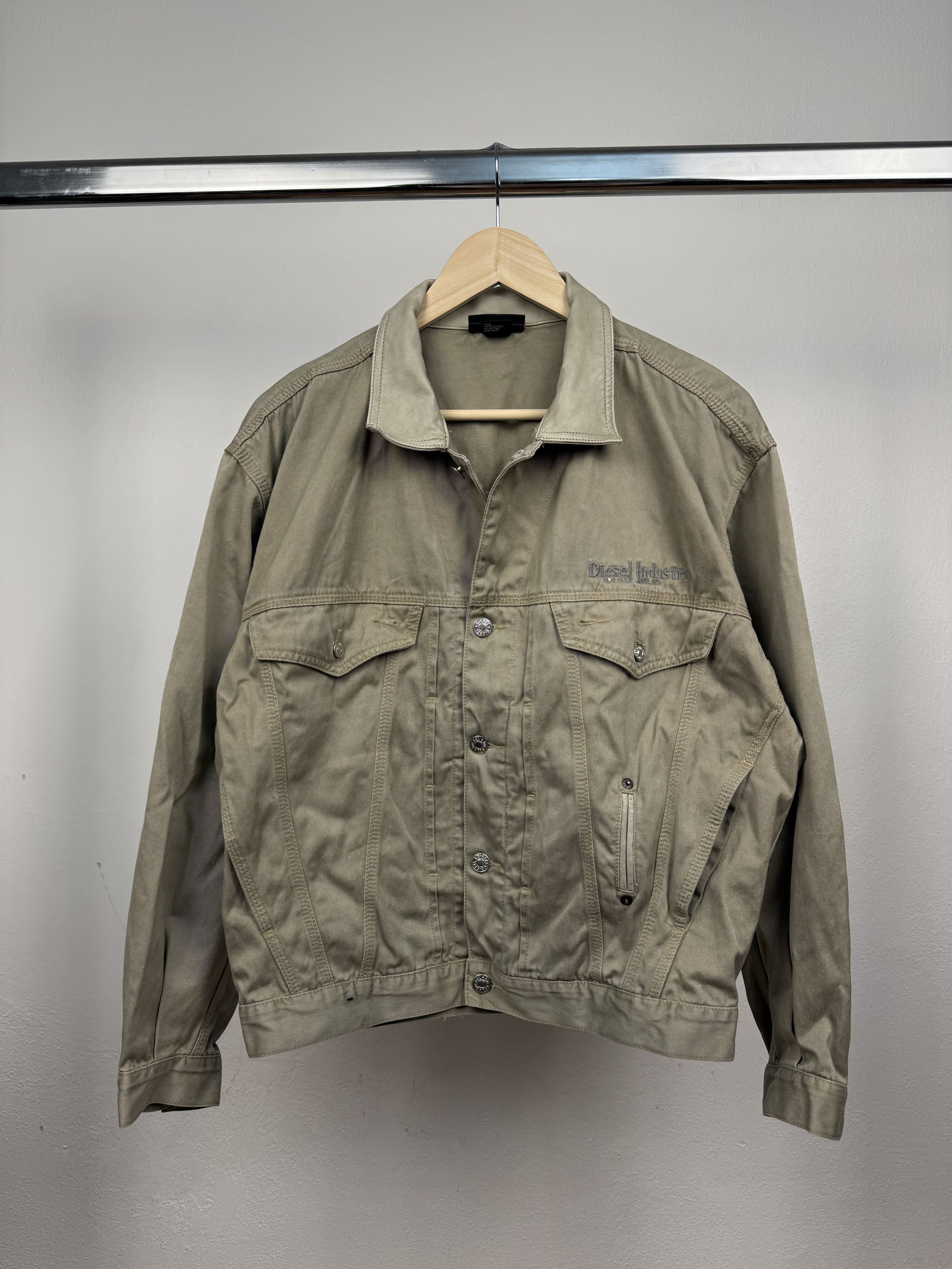 Diesel Diesel Leather Collar oversized denim trucker jacket Size US S / EU 44-46 / 1 - 1 Thumbnail
