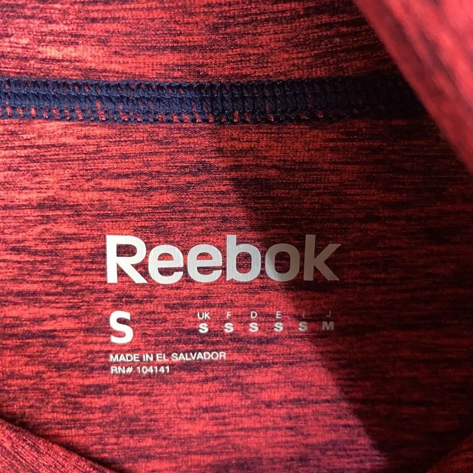 Reebok Reebok Active Jacket Pullover Women's Small Cowl Neck Red S Size S / US 4 / IT 40 - 3 Thumbnail