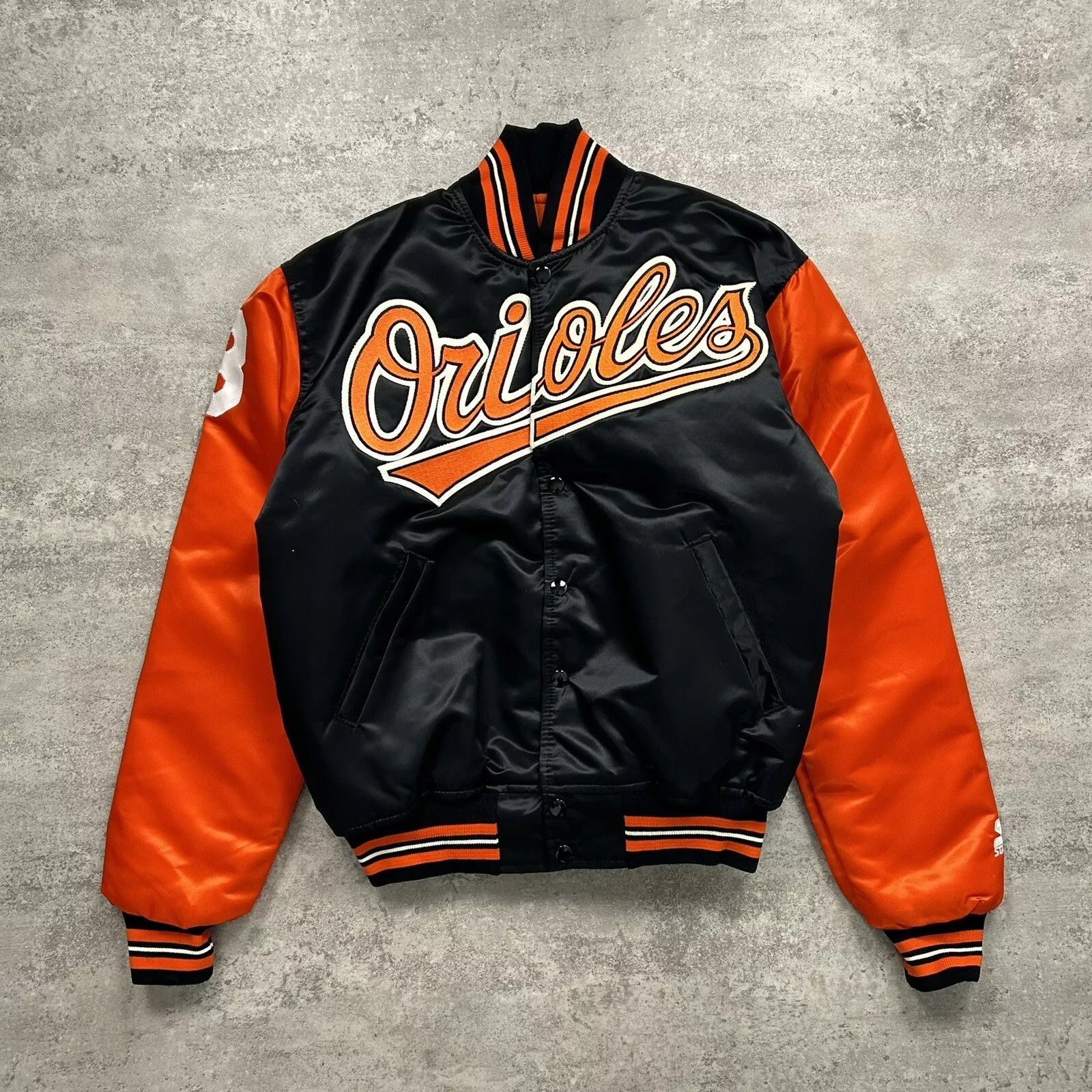 MLB × Starter × Vintage RARE DS MLB BALTIMORE ORIOLES CAL RIPKEN JR SATIN JACKET Size US M / EU 48-50 / 2 - 2 Thumbnail
