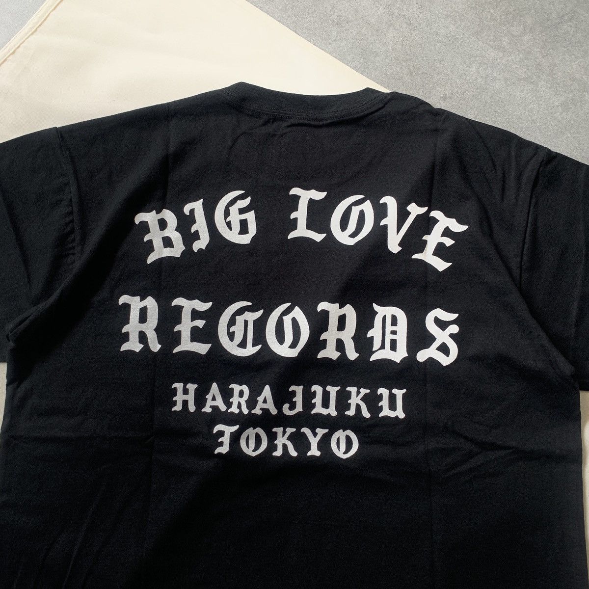 Japanese Brand Big love records harajuku tokyo tee | Grailed