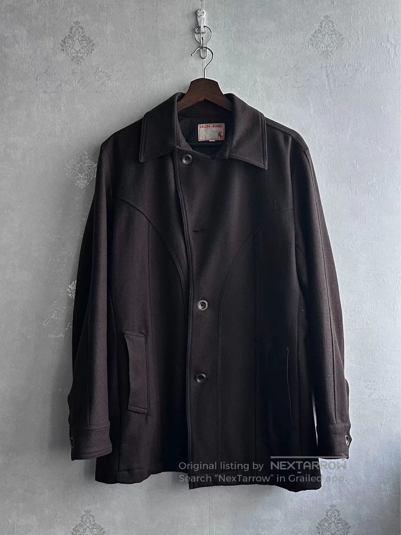 291295=Homme 291295 homme Special-cut button-down jacket| Size US L / EU 52-54 / 3 - 1 Thumbnail