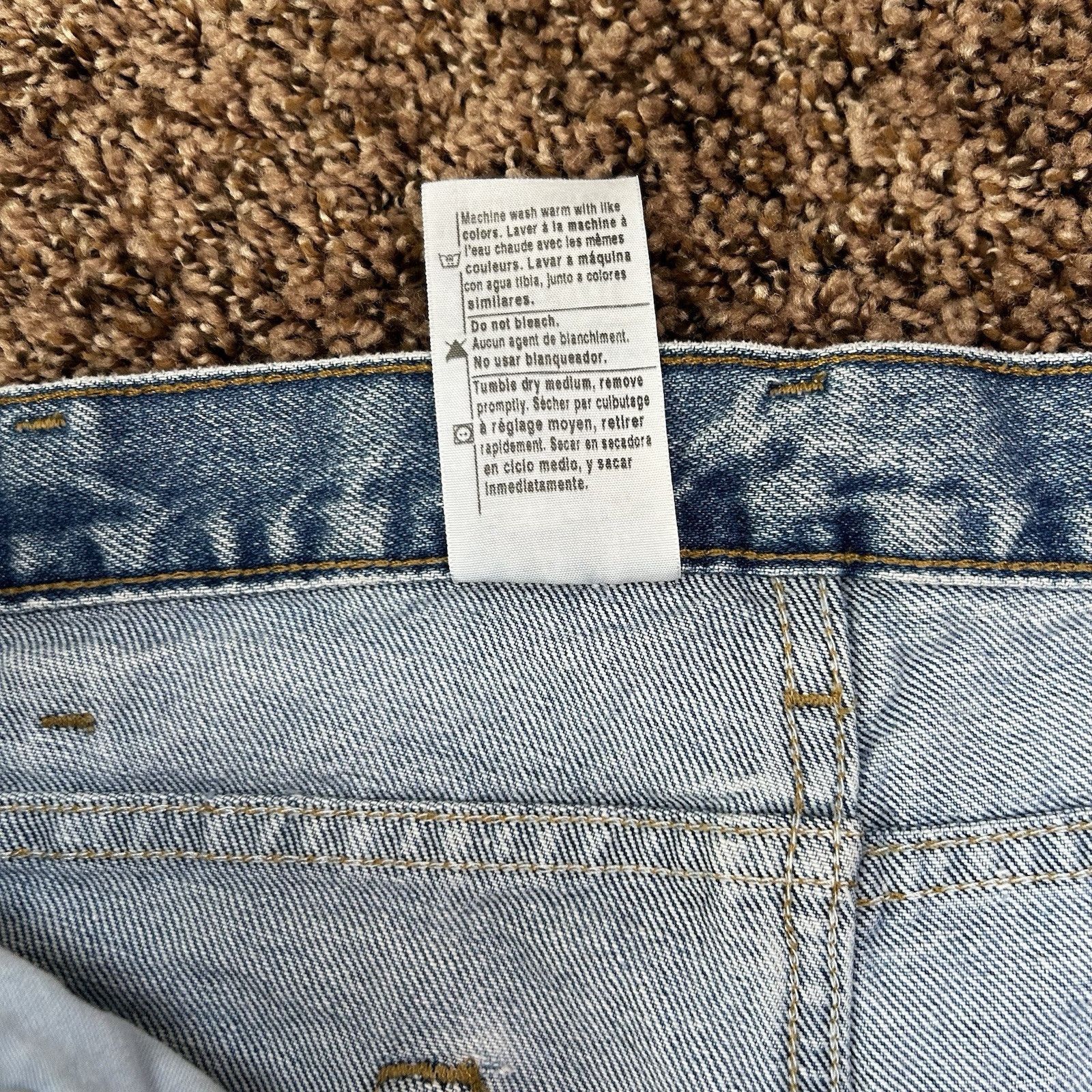 Carhartt Carhartt Straight Leg Jeans B180 STW Stonewash Mens 36 x 34 Size US 36 / EU 52 - 5 Thumbnail