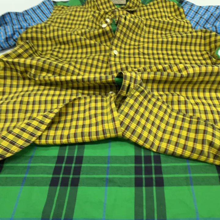 Burberry Burberry Burberry Color-Block Short Sleeve Check Shirt-250 Size US M / EU 48-50 / 2 - 7 Thumbnail