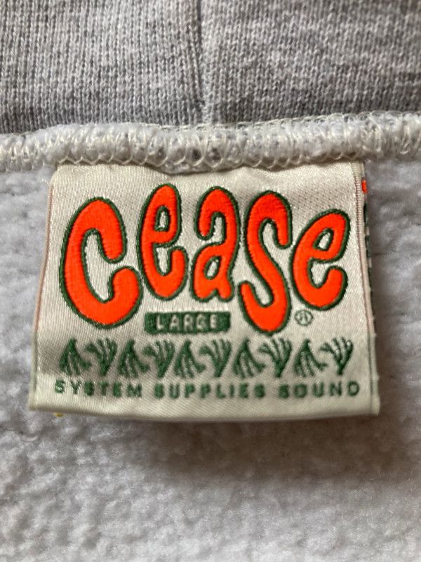 non Cease - Grey Hoodie - Large Size US L / EU 52-54 / 3 - 2 Thumbnail