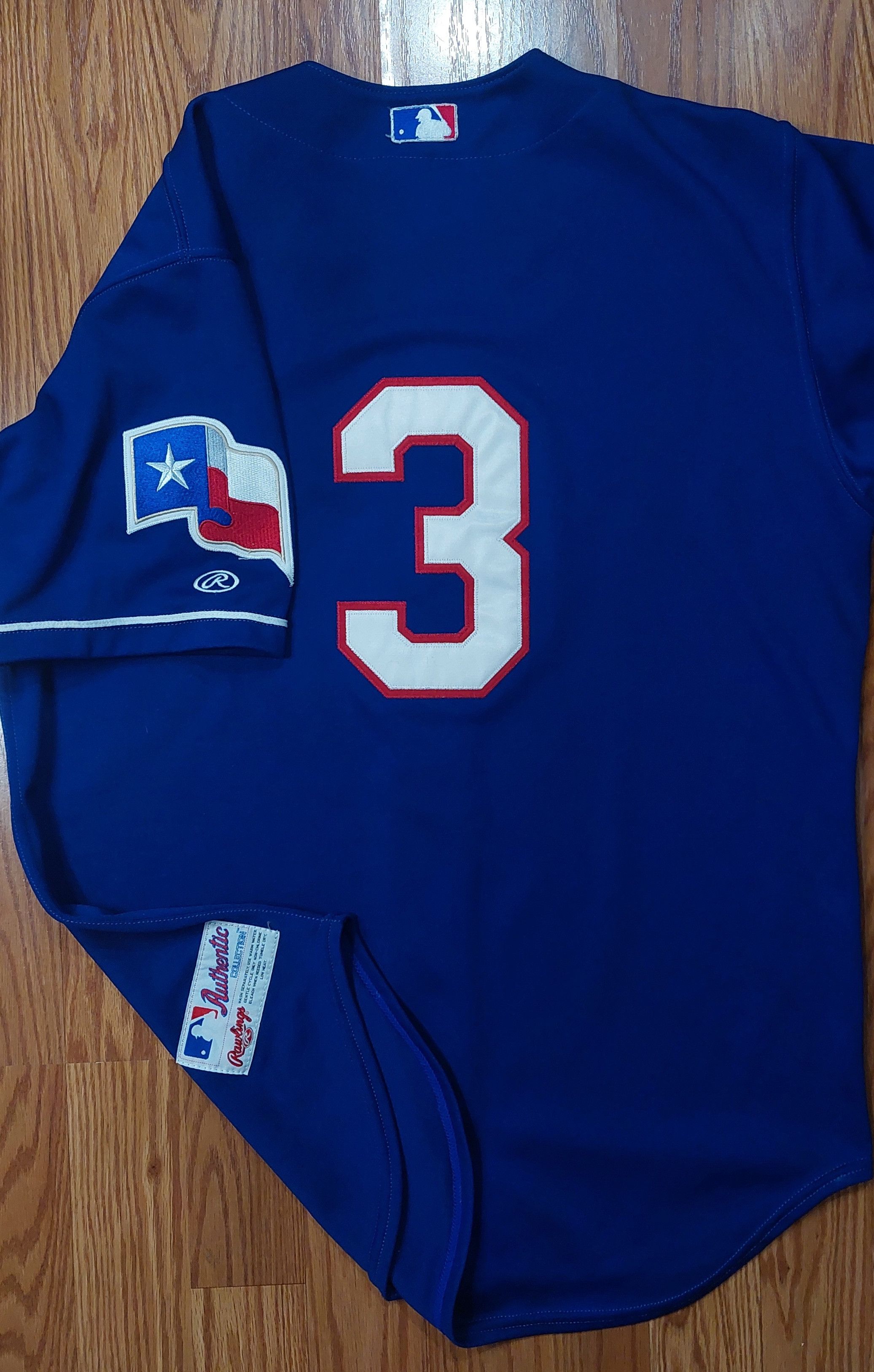 MLB Authentic Texas Rangers Alex Rodriguez Rawlings MLB Jersey Size US L / EU 52-54 / 3 - 9 Thumbnail