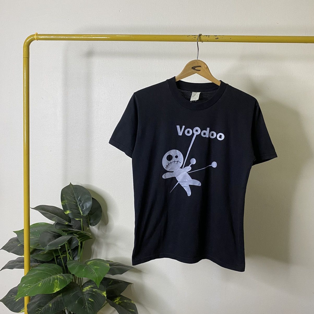 Vintage 1990s Voodoo T Shirt Cyber Gothic Punk Grunge LGB Style Size US M / EU 48-50 / 2 - 1 Thumbnail