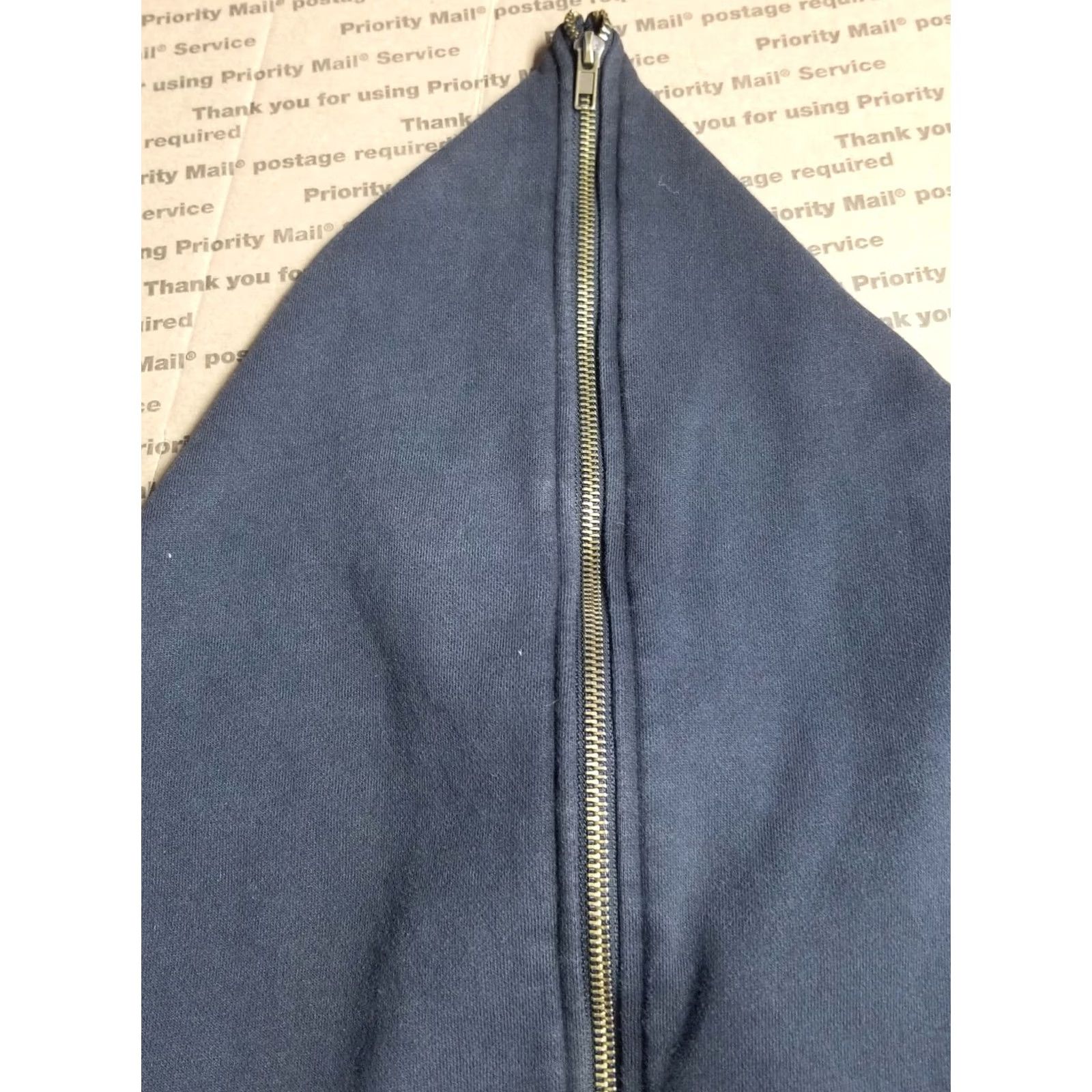 Vintage Comme USA Hooded Full Zip Sweatshirt Black Size Small Raw Hem Size US S / EU 44-46 / 1 - 3 Thumbnail