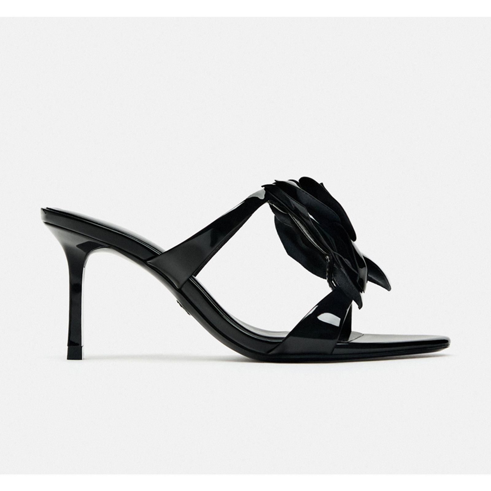 Zara ZARA Rosette Heels Strappy Sandals Feminine Statement Shoes Size US 7.5 / IT 37.5 - 17 Thumbnail