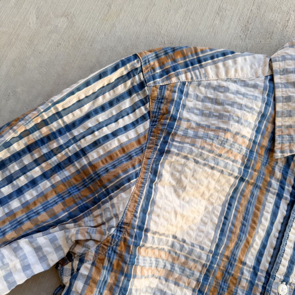 Wallace & Barnes Wallace & Barnes Button Shirt Seersucker Size XS Classic Size US XS / EU 42 / 0 - 2 Thumbnail