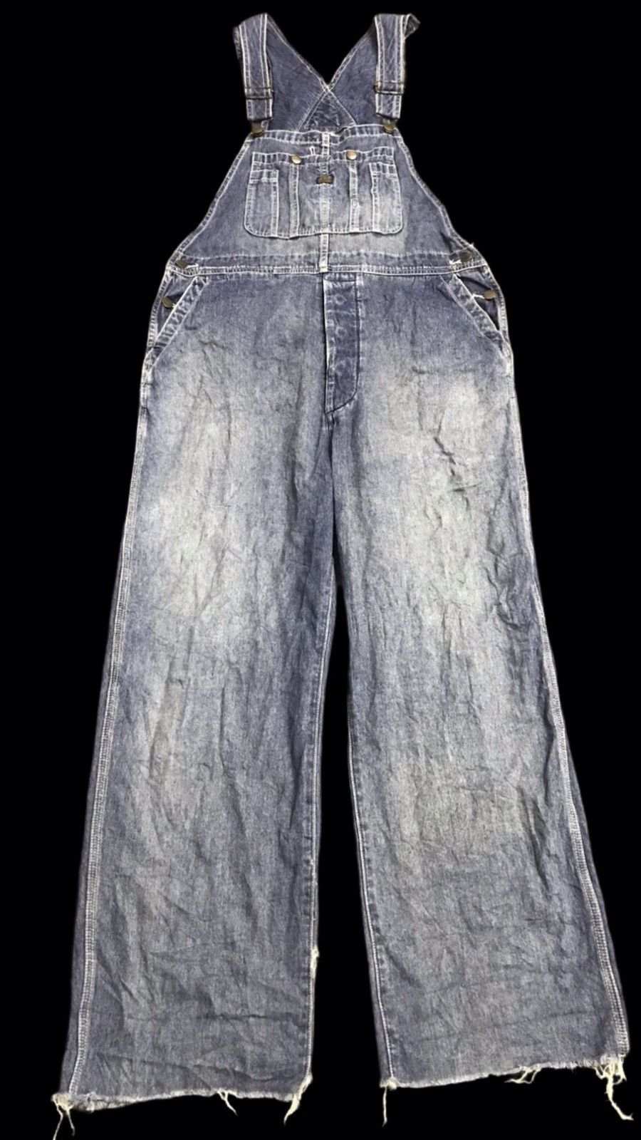 Vintage OVA13 Vintage MAVERICK Workwear Jeans Overall Released Hem Size US 36 / EU 52 - 1 Thumbnail