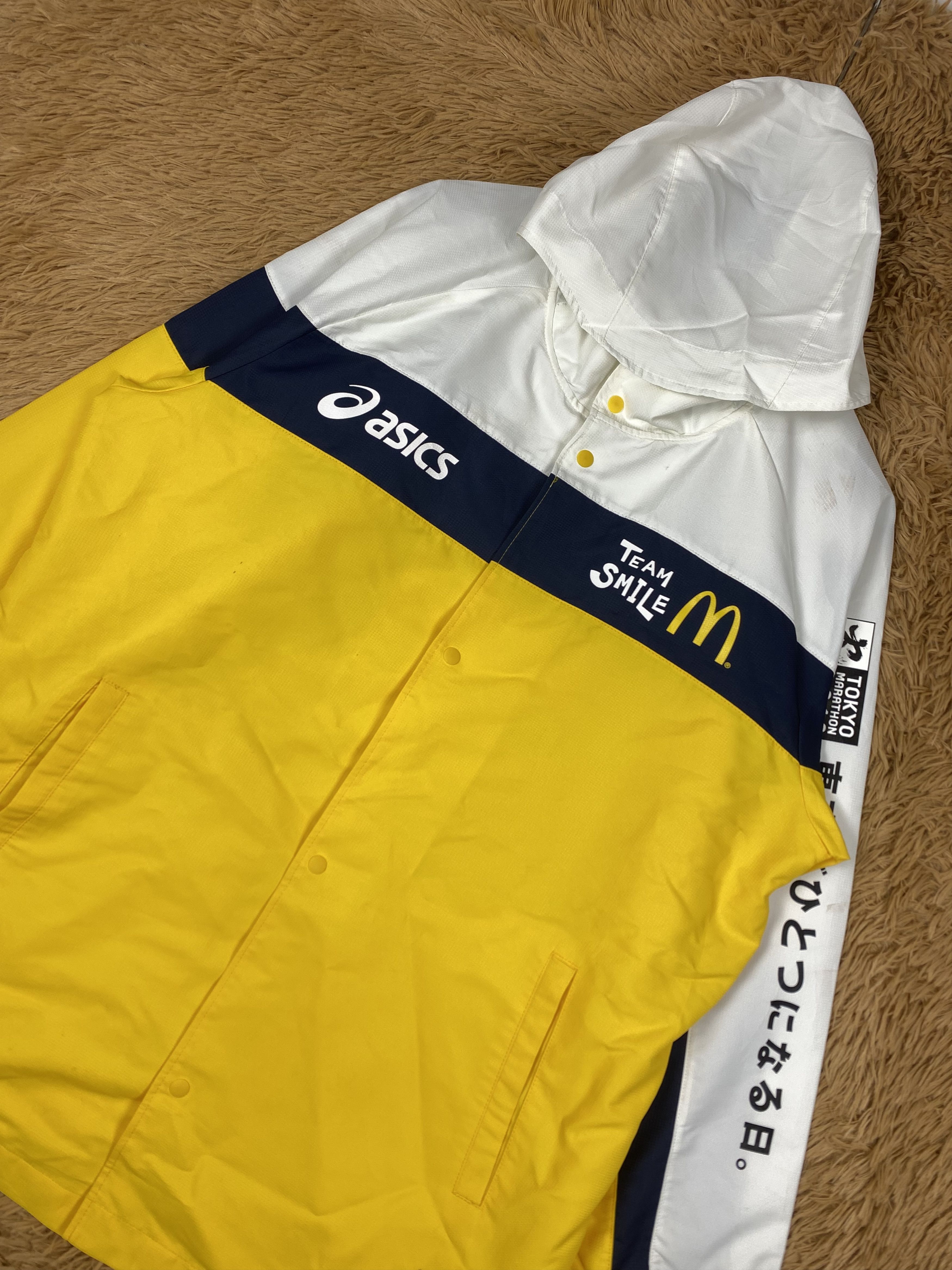 Asics Vintage Asics x MC Donald Button Up Jacket DJ0911 Size US L / EU 52-54 / 3 - 2 Thumbnail
