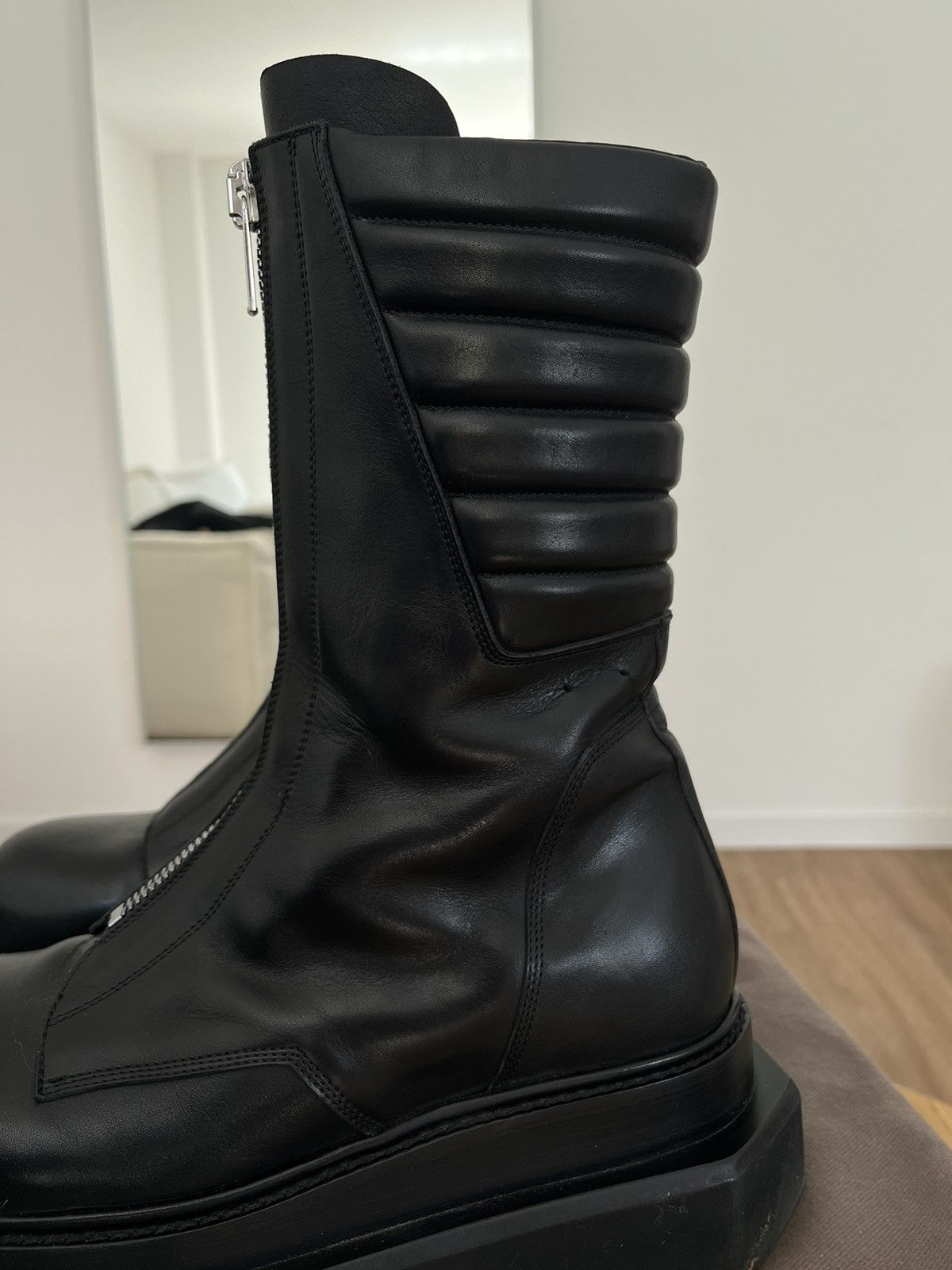 Rick Owens Rick Owens Moto Turbo Cyclops Boots | Grailed