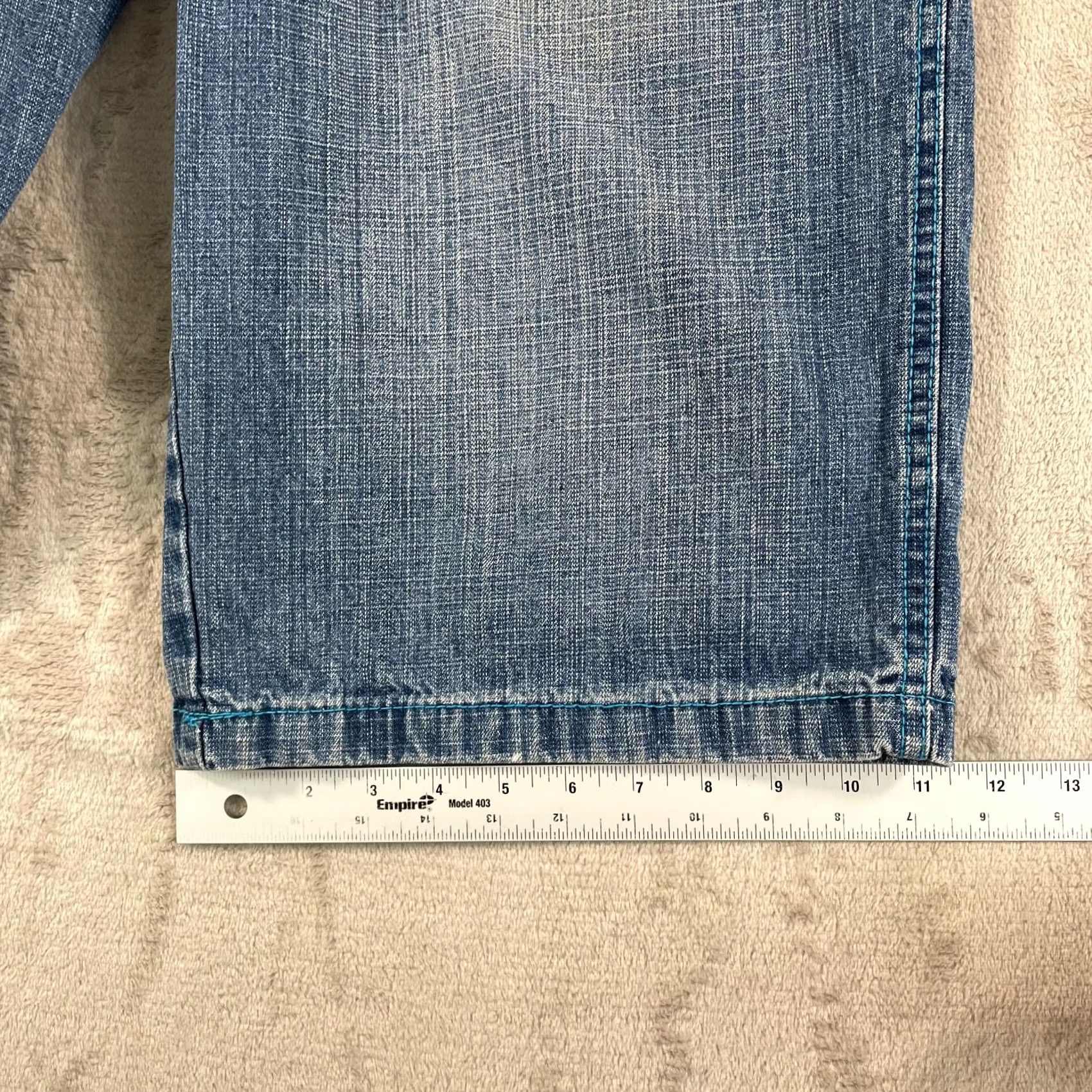 Southpole Vintage Southpole 4180 Jeans Shorts Men 31 Blue Baggy Hip Hop Y2K Skater Bermuda Denim Distressed Pockets 5-Pocket Relaxed Mens Size US 31 - 7 Thumbnail