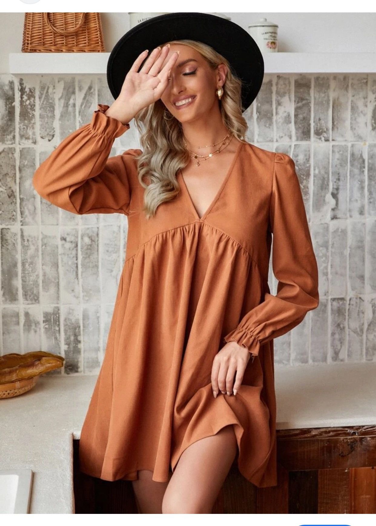 Shein SHEIN long sleeve mini dress Size M / US 6-8 / IT 42-44 - 1 Thumbnail