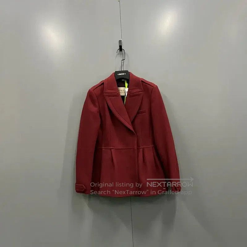 Burberry Burberry Red Cotton Short Coat for Women. Size XXS / US 00 / IT 34 - 1 Thumbnail