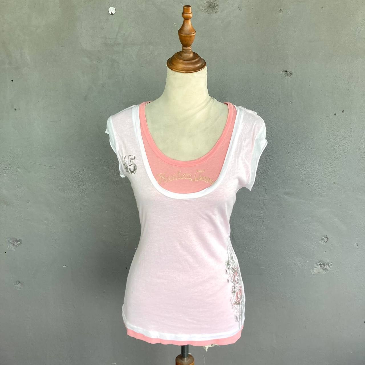 Nautica Y2k Double layered Tank Size L / US 10 / IT 46 - 3 Thumbnail