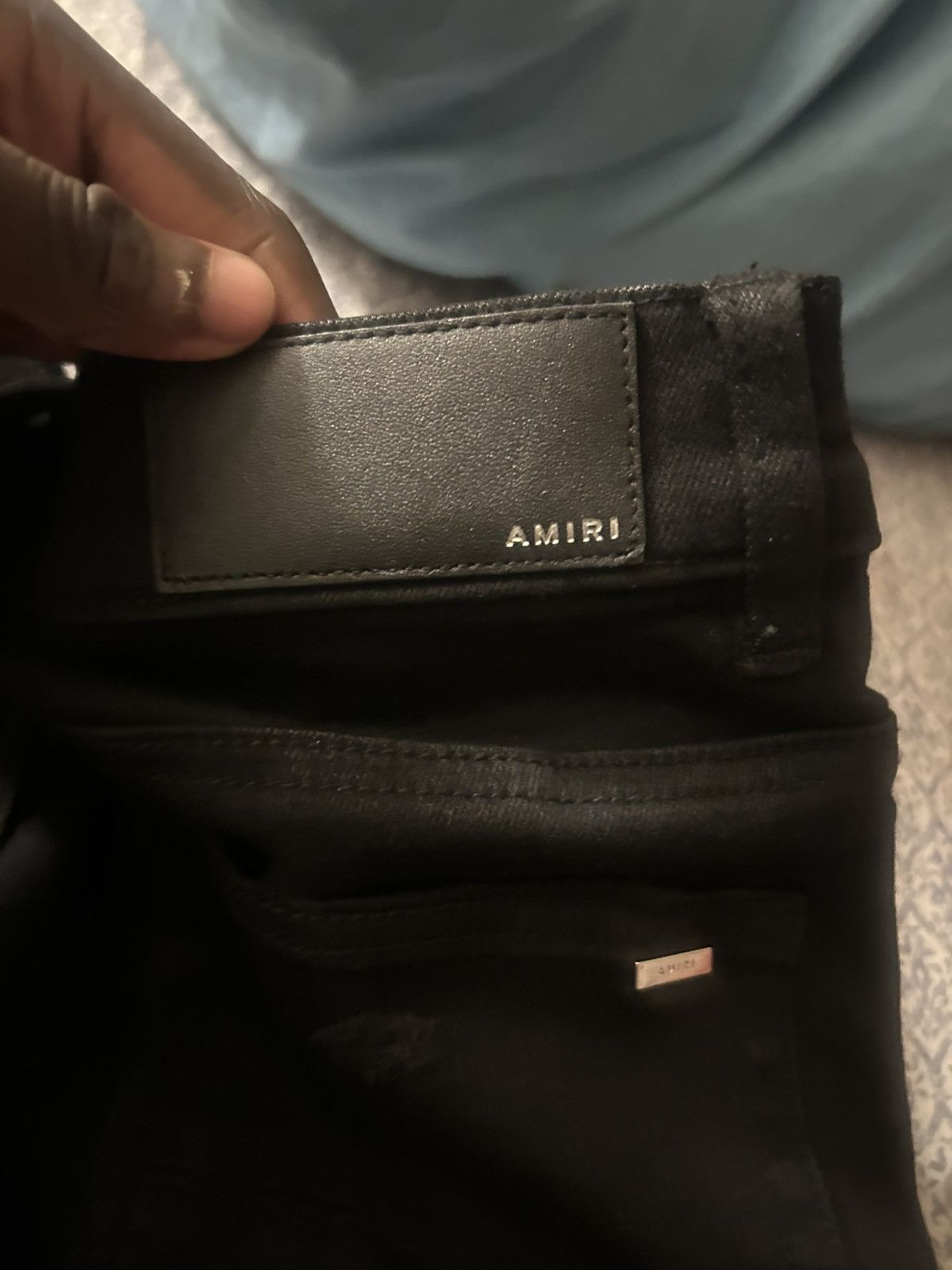 Amiri Black Crystal MX1 AMIRI Jeans Size US 31 - 4 Thumbnail