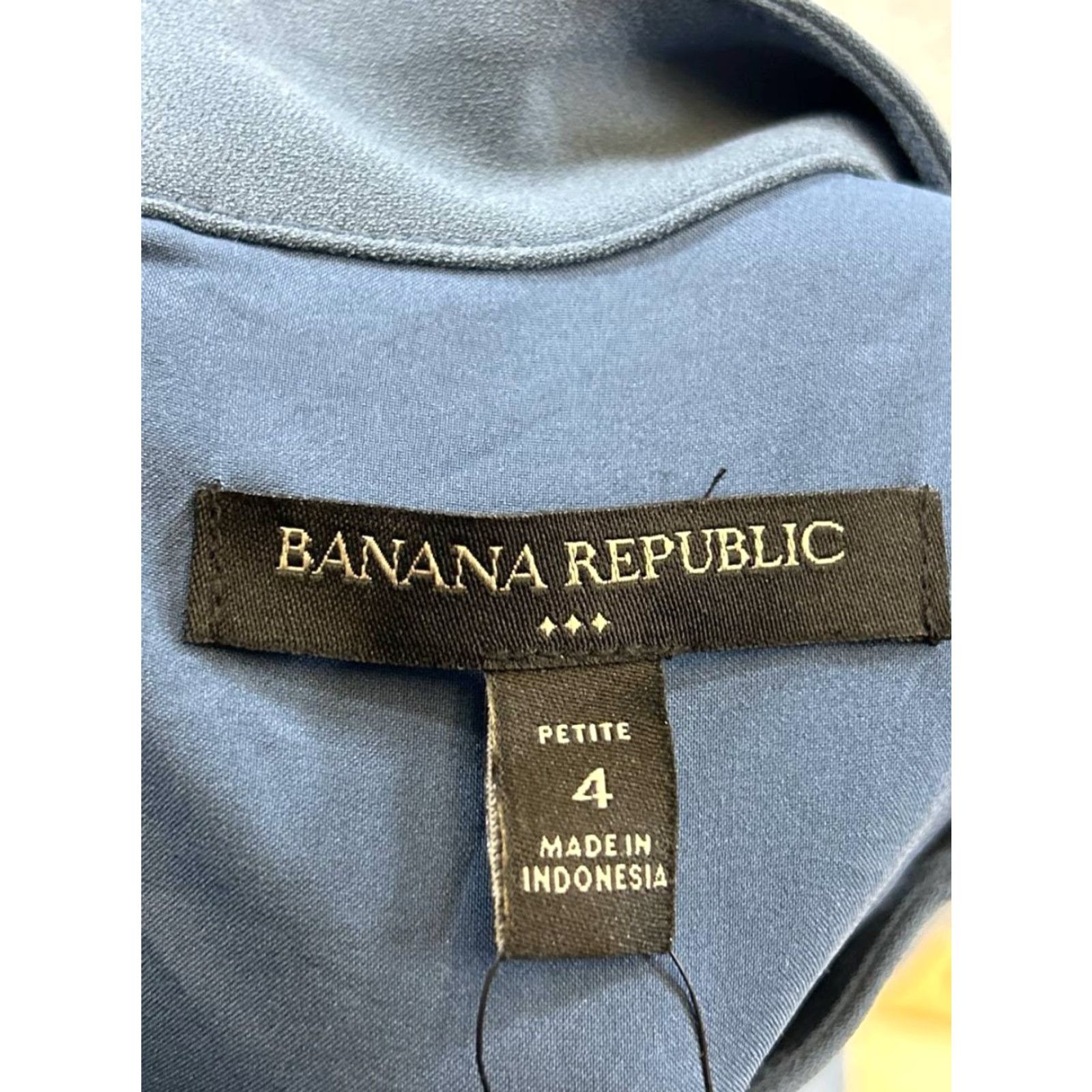 Banana Republic Banana Republic Dress Womens 4 Petite Blue New Size S / US 4 / IT 40 - 3 Thumbnail