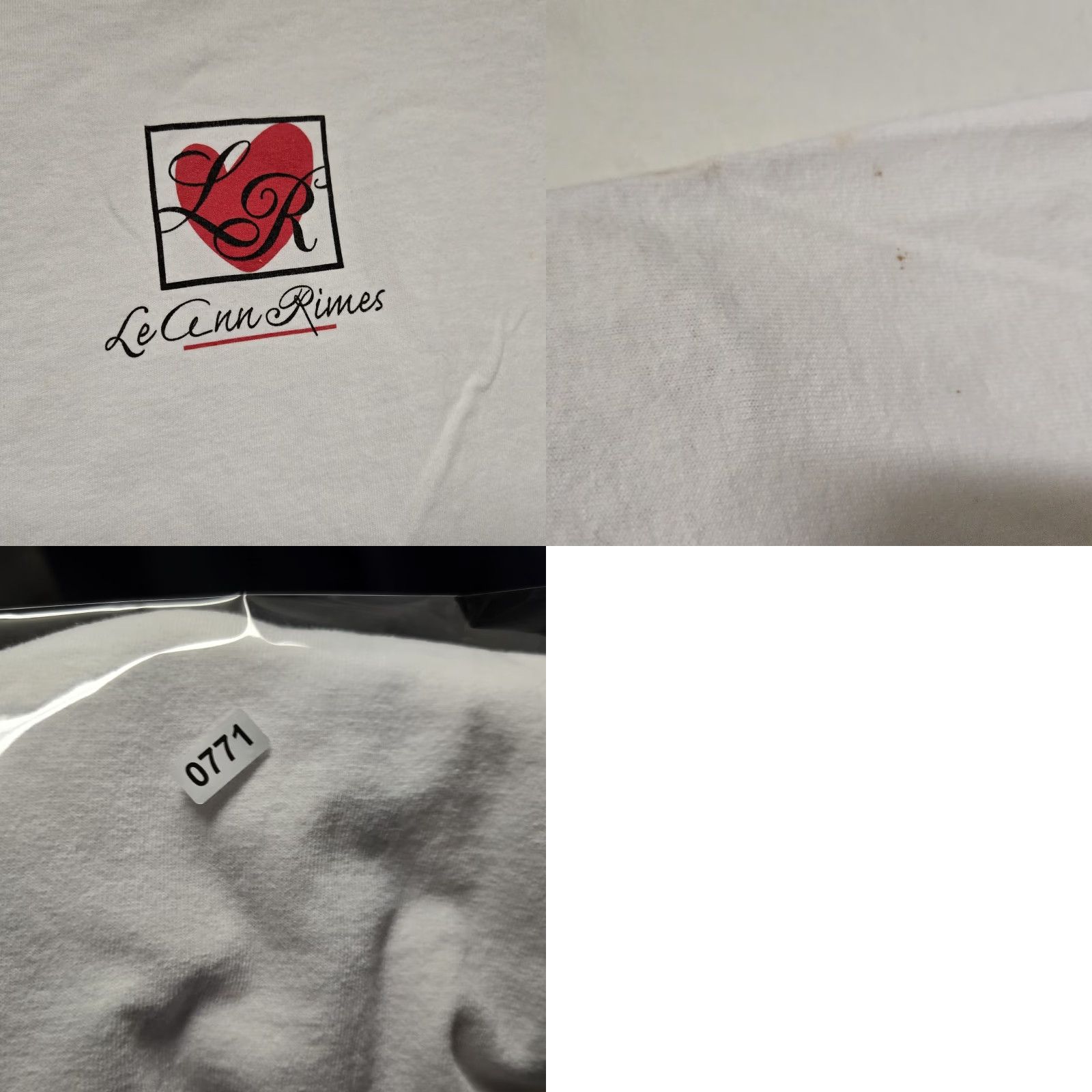 Anvil VINTAGE Leann Rimes Concert Tour T-Shirt L White 1997 Country Single Stitch Mens Regular L Size US L / EU 52-54 / 3 - 9 Thumbnail