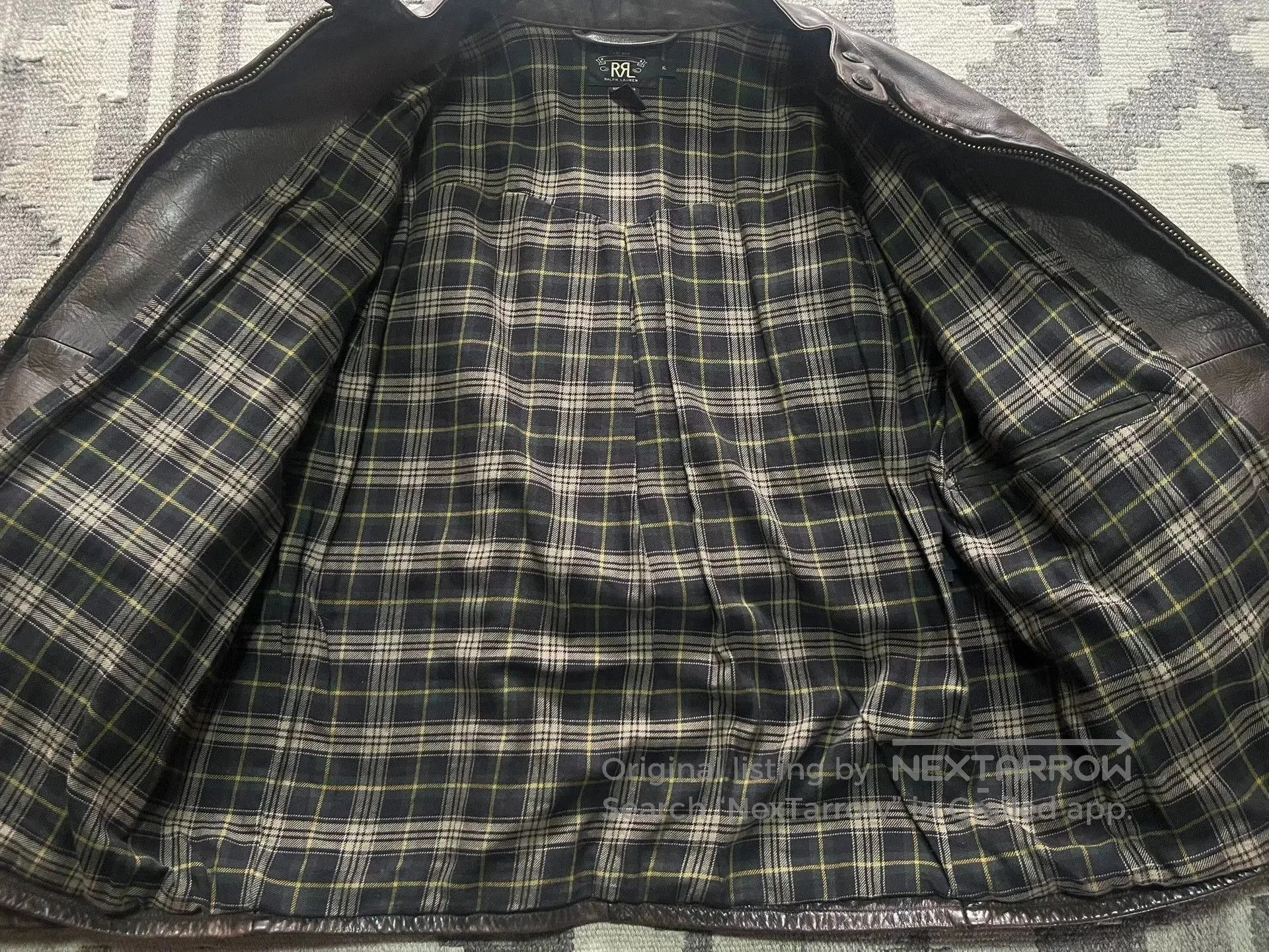 RRL Ralph Lauren RRL Heavyweight Motorcycle Leather Jacket. Size US XL / EU 56 / 4 - 5 Thumbnail