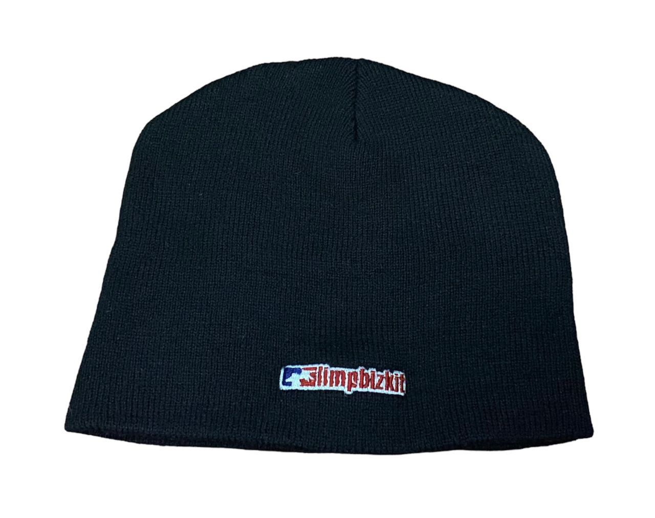 Band Tees × Rap Tees × Vintage Vintage 90s Limp Bizkit Band Beanie Embroidered Size ONE SIZE - 1 Thumbnail