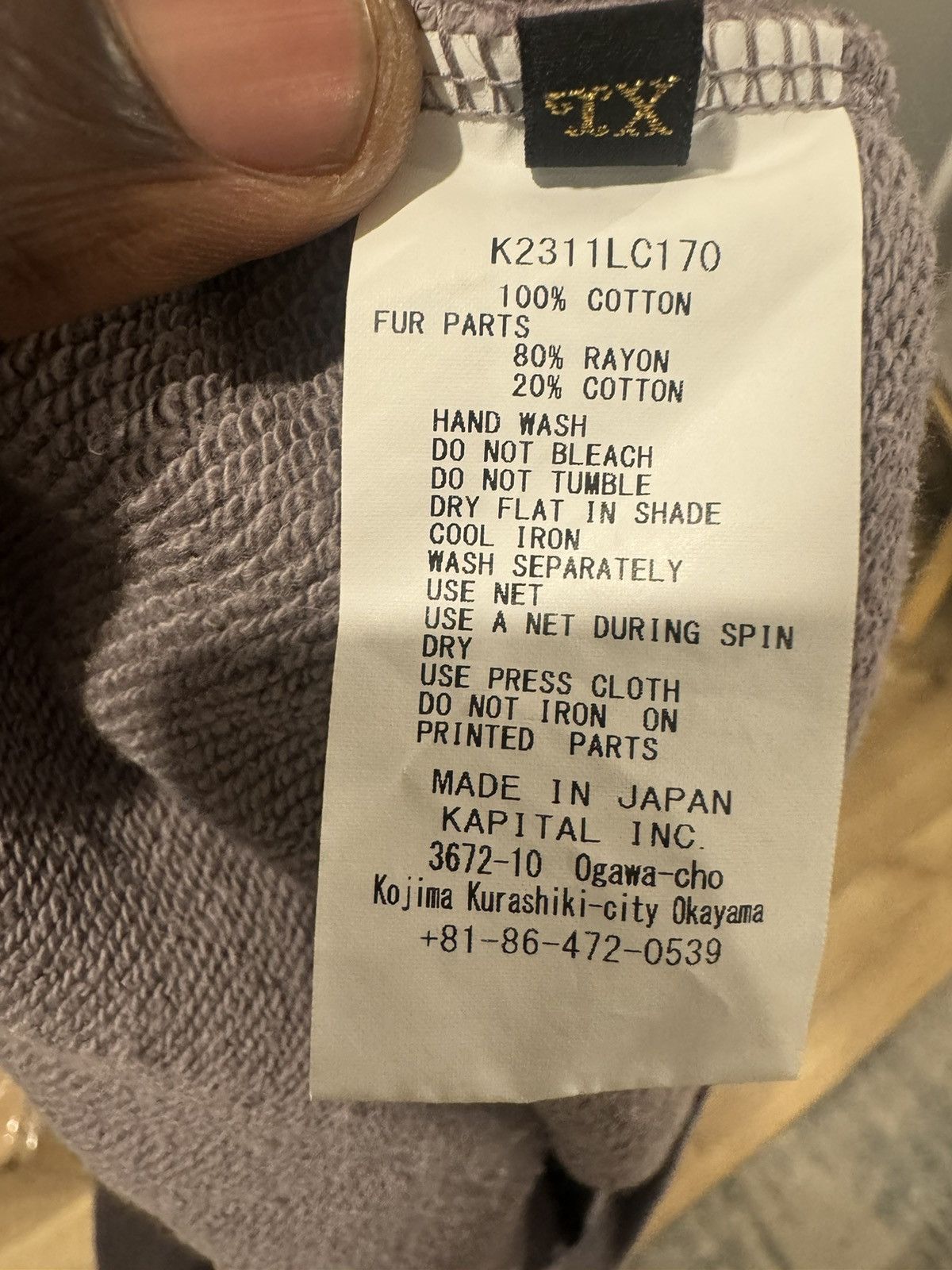 Kapital Kapital Fur Kountry Sweatshirt Size US XL / EU 56 / 4 - 3 Thumbnail