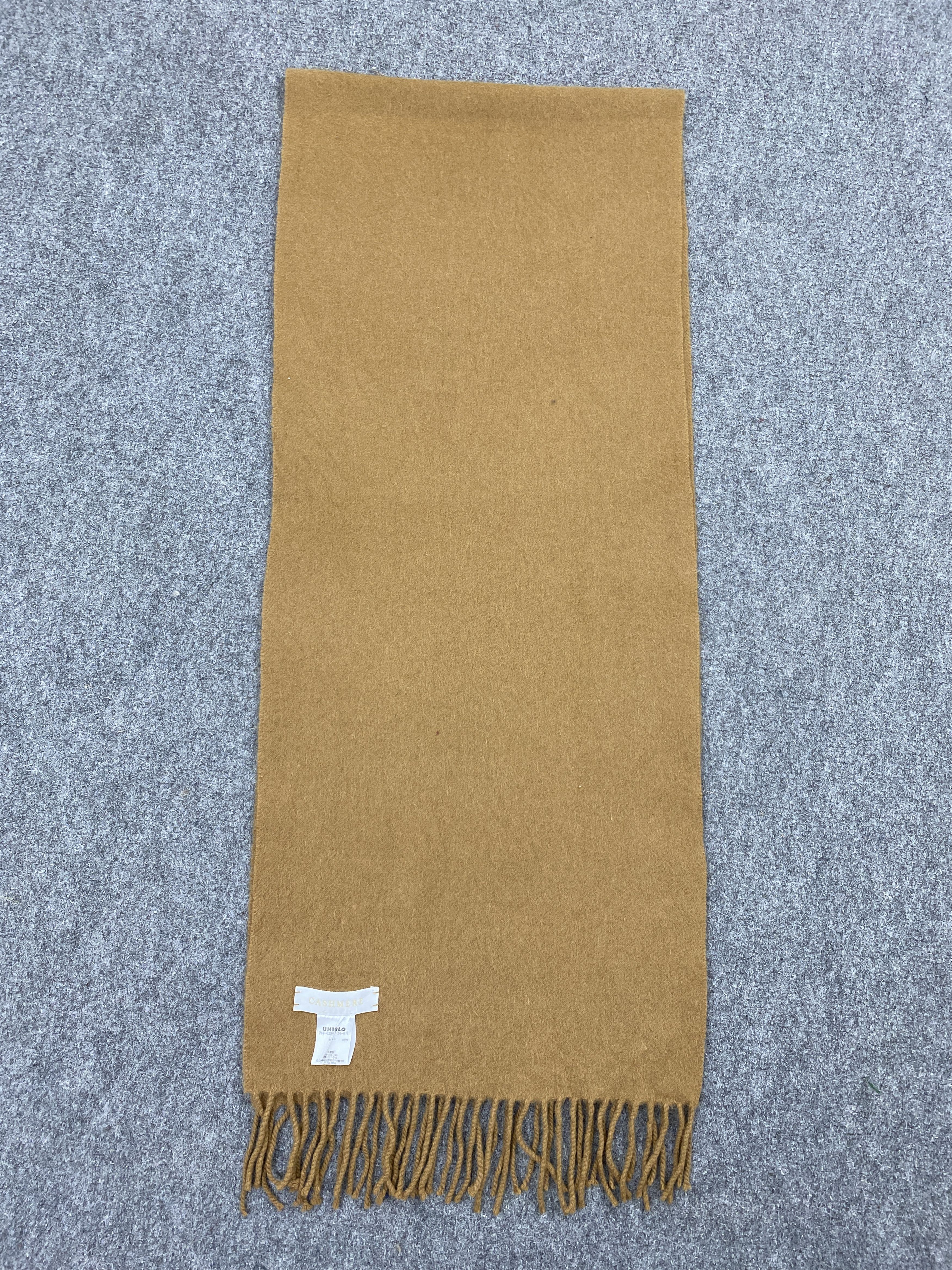 Japanese Brand Vintage Uniqlo Cashmere Scarf / Muffler / Neckwear - SC0051 Size ONE SIZE - 3 Thumbnail