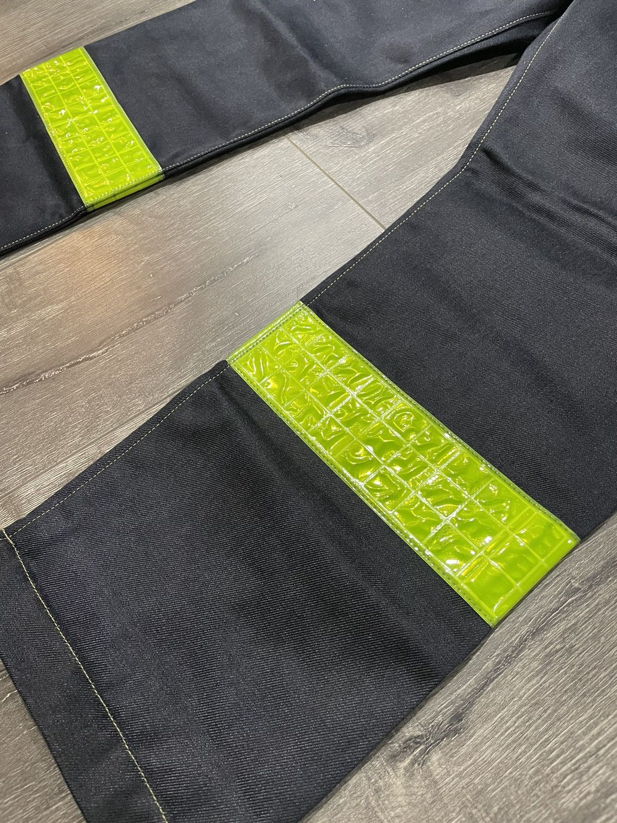 Comme des Garcons 2018 COMME des GARCONS JUNTA WATANABE Reflective Denim Pants Size US 30 / EU 46 - 3 Thumbnail