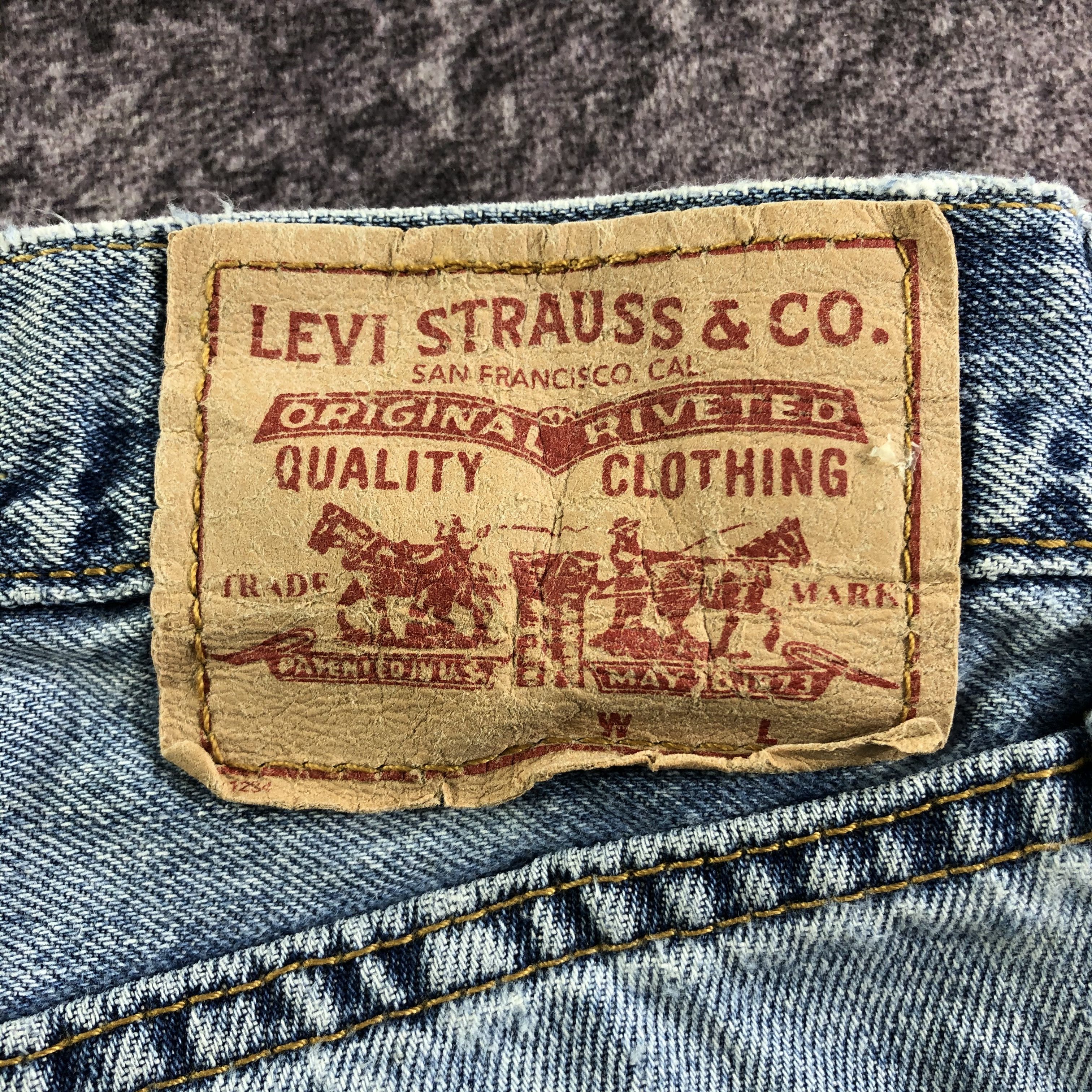 Levi's × Vintage Vintage Blue Wash Levis 529 Jeans-JM3376 Size 33" - 5 Thumbnail