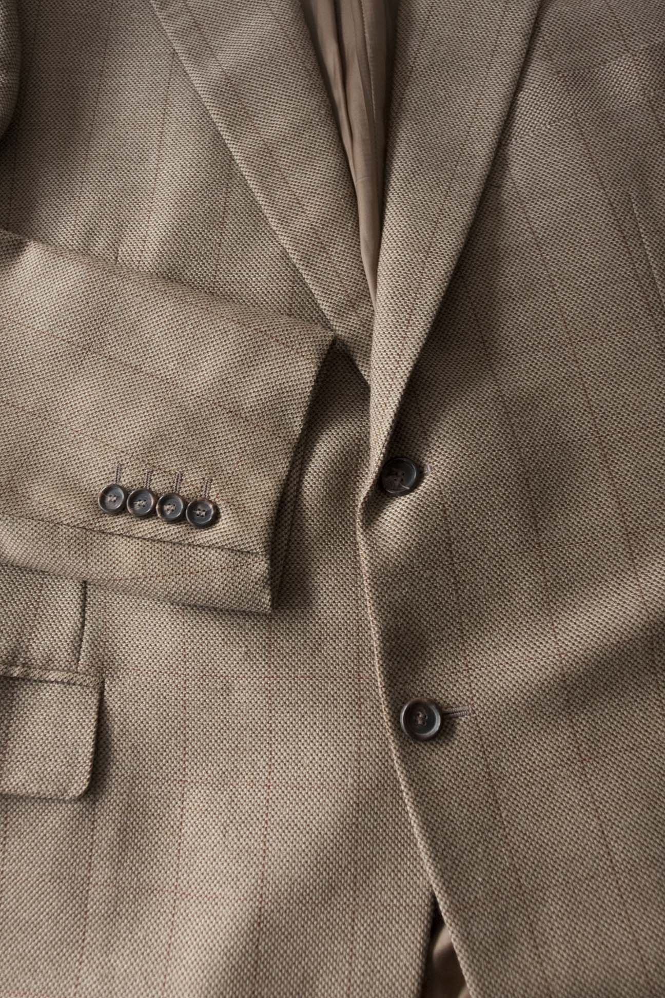 Zanella Zanella Jacket Sport Coat Size 46 Wool Brown Size 46R - 2 Thumbnail