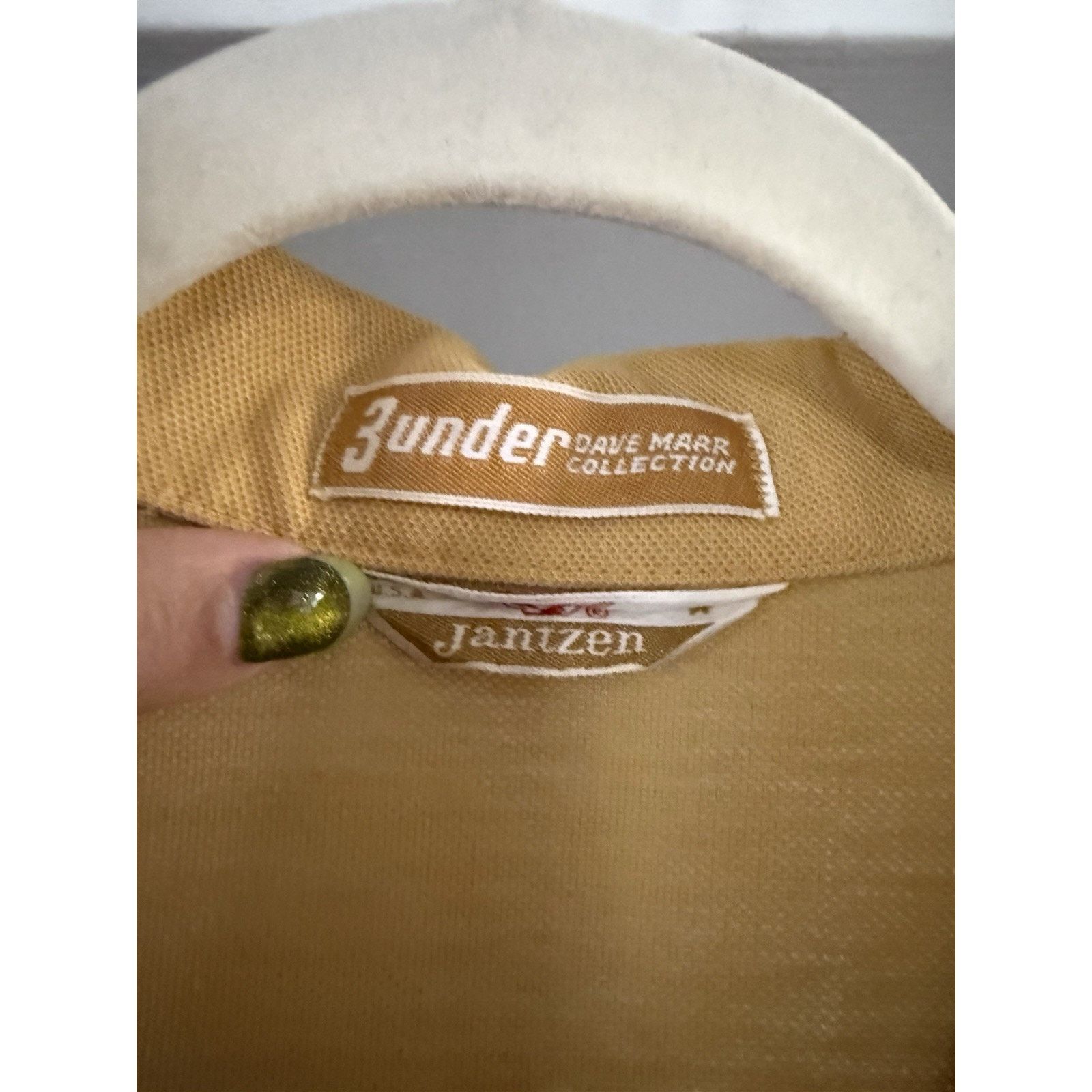 Jantzen Vintage Jantzen Pointy Collar Yellow Polo Medium M 3 Size US M / EU 48-50 / 2 - 4 Thumbnail