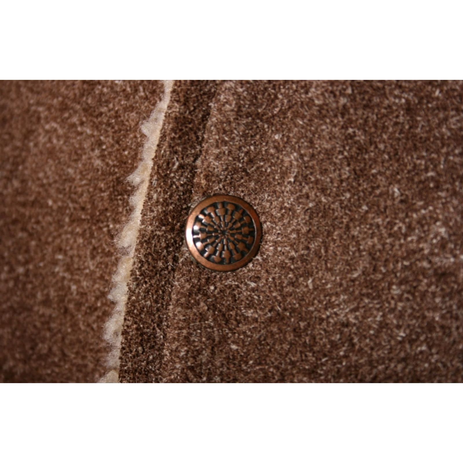 Vintage VINTAGE Swagger Suede Sherpa Lined Snap Button Vest Men's XL Brown Western Suede Vest Mens XL Brown Vintage Swagger Vest Size US XL / EU 56 / 4 - 4 Thumbnail