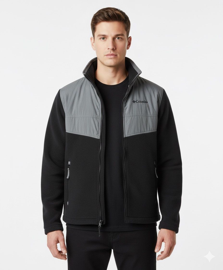 Columbia Vtg Columbia Interchange Half Fleece Jacket S Z56 Size US S / EU 44-46 / 1 - 1 Thumbnail