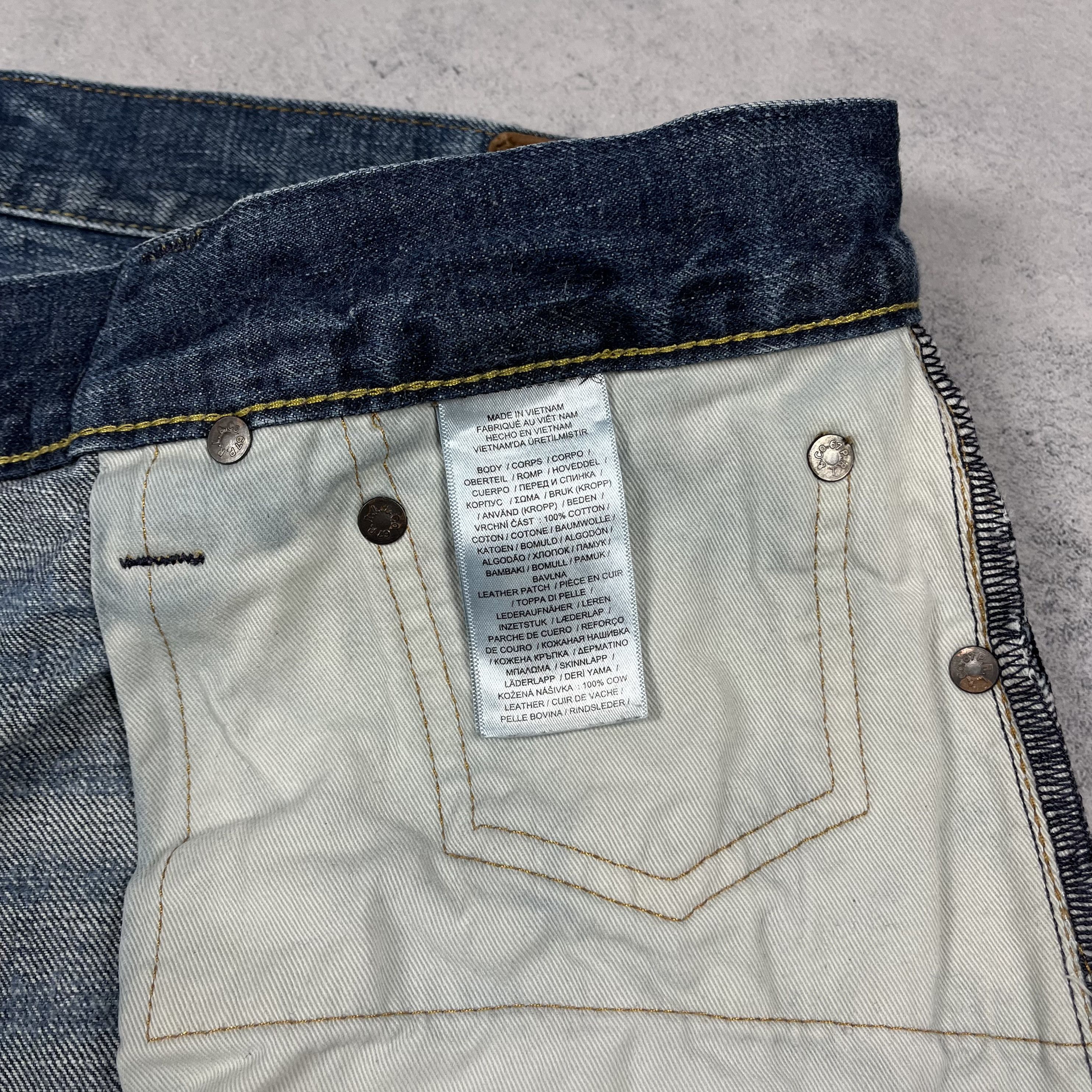Polo Ralph Lauren Polo Ralph Lauren Selvedge Distressed Denim Jeans Pants Size US 36 / EU 52 - 10 Thumbnail
