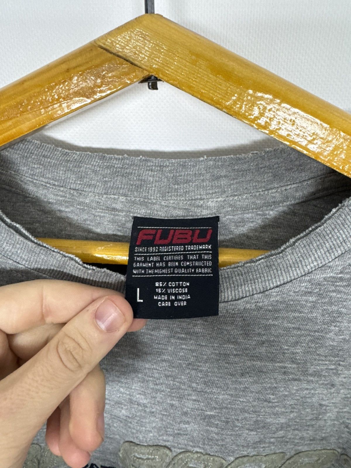 Fubu Vintage Y2k Fubu Big Logo T-Shirt 90’s Size US L / EU 52-54 / 3 - 9 Thumbnail