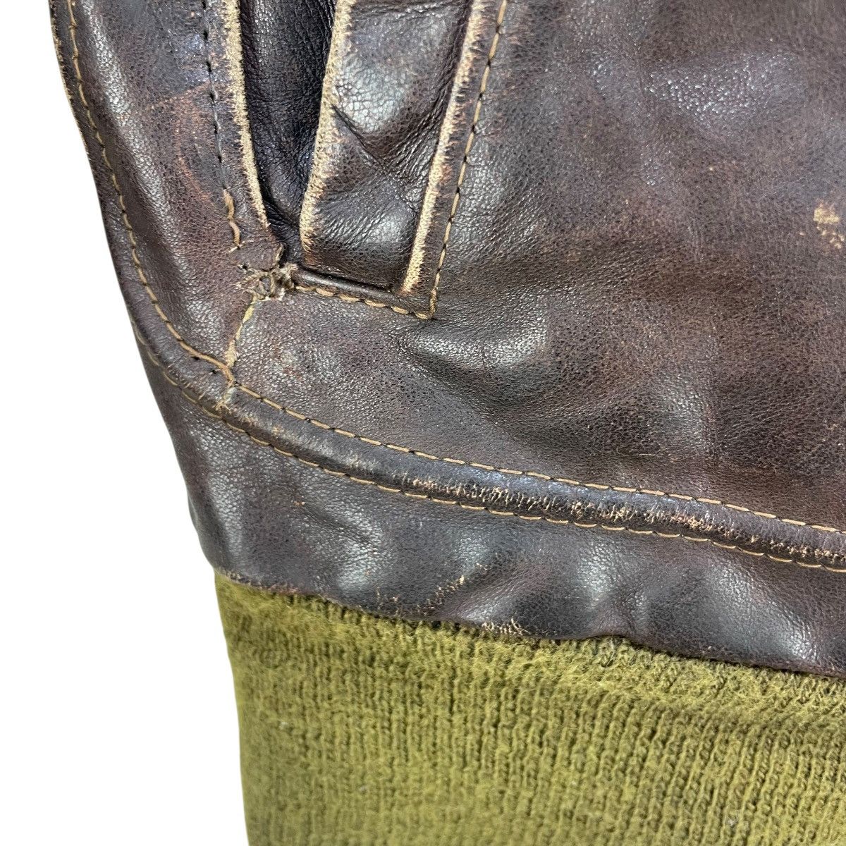 Schott 💥 vintage Schott leather aviator bomber flight jacket Size US M / EU 48-50 / 2 - 6 Thumbnail