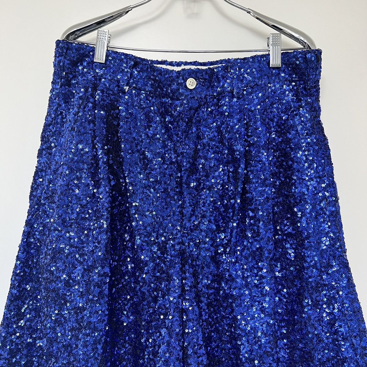 Comme Des Garcons Homme Plus SS18 Sequin Shorts Blue Grailed