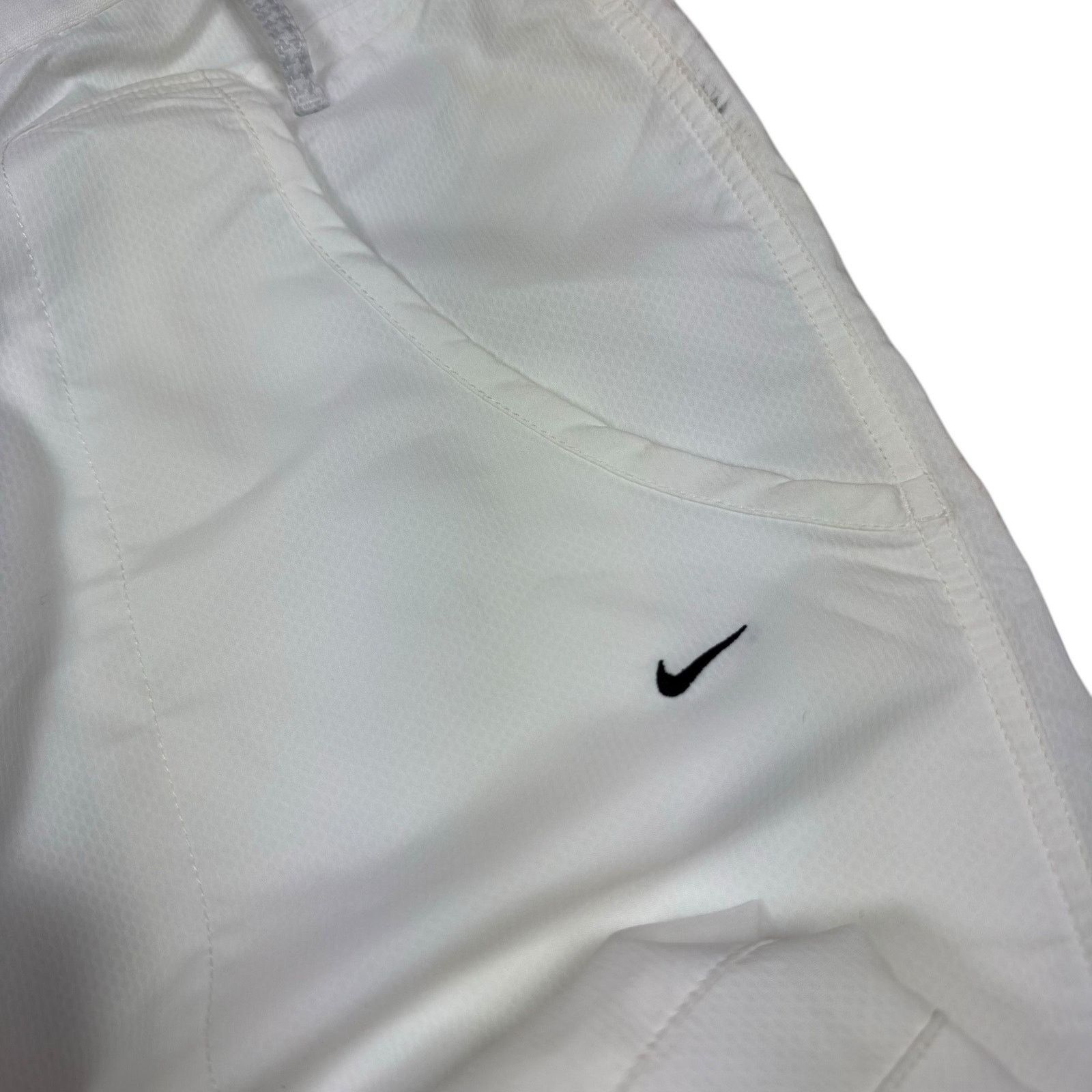 Nike × Vintage Nike Sphere Dry Women's White Swoosh Straight Training Pants Size 30" / US 8 / IT 44 - 3 Thumbnail