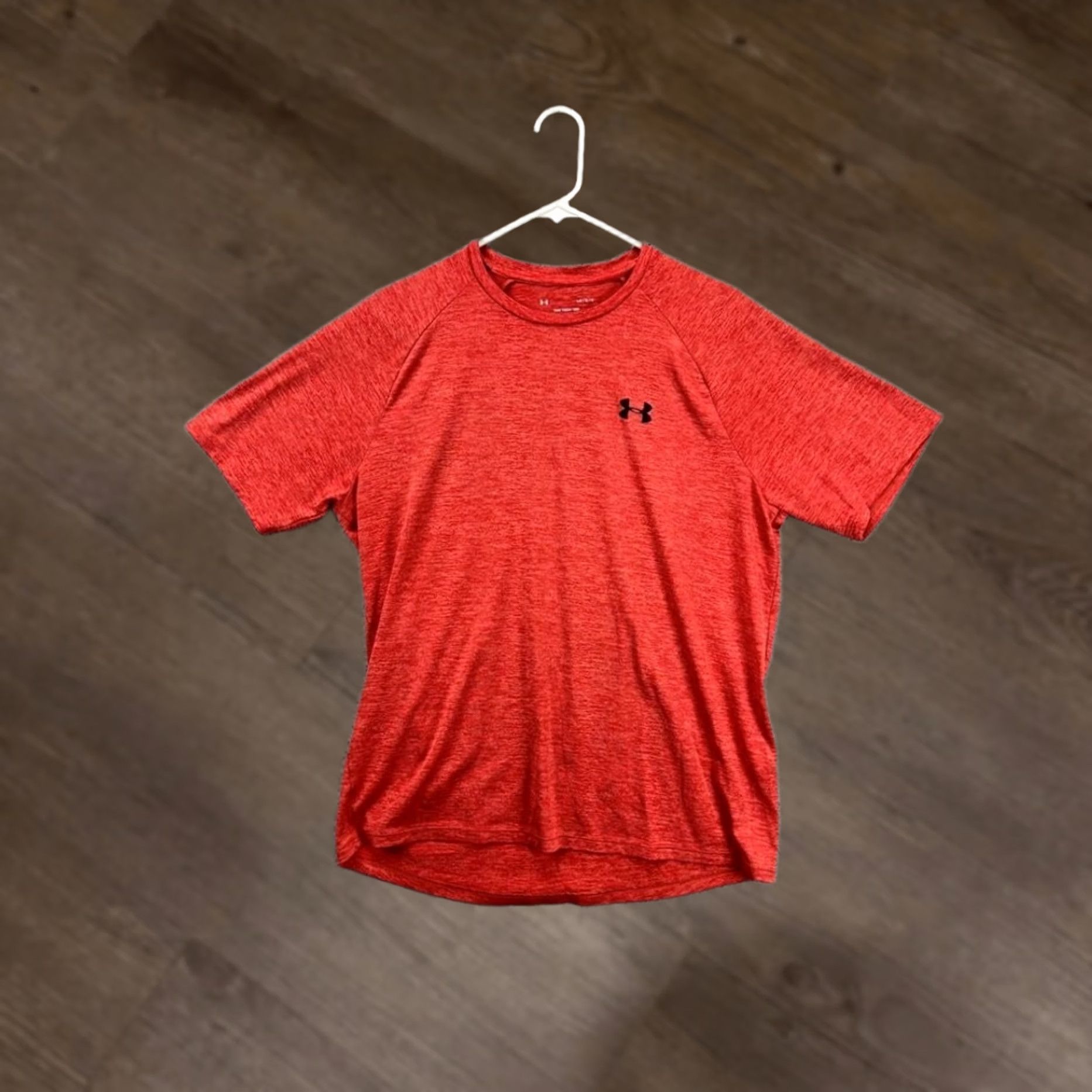 Under Armour Under Armour Shirt Mens Large Red The Tech Tee HeatGear Athletic Raglan Sleeve Size US L / EU 52-54 / 3 - 1 Thumbnail