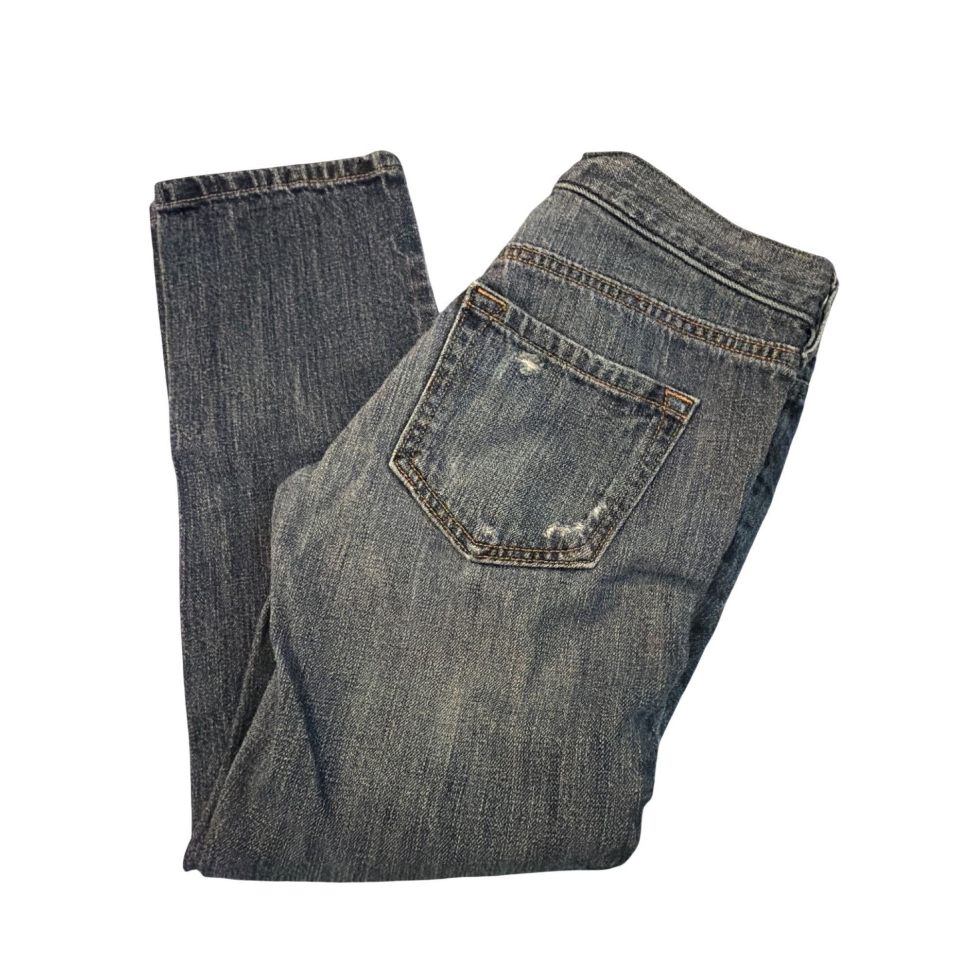 Loft Ann Taylor Loft Boyfriend Distressed Mid Rise Blue Jeans But Size 25" / US 0 / IT 36 - 5 Thumbnail